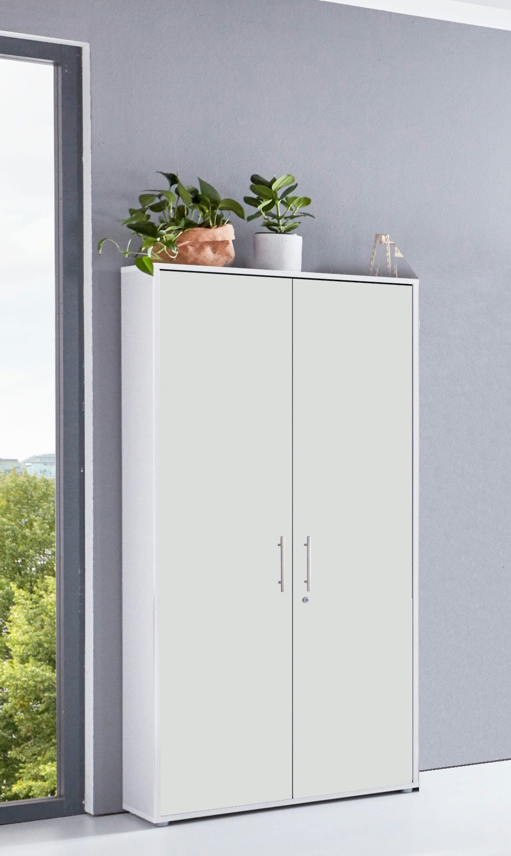 moebel-dich-auf Aktenschrank OFFICE EDITION (abschließbar, Metallgriffe, günstig online kaufen