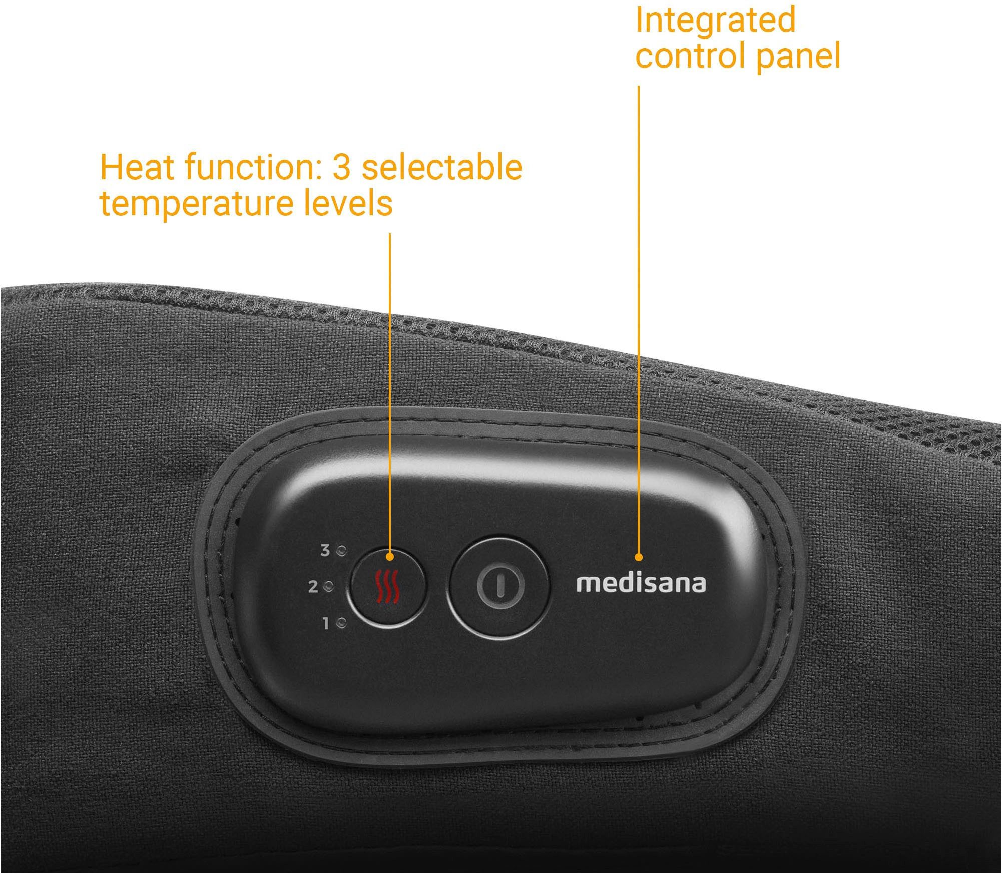 Medisana Sitzheizkissen OL 300, 2in1 Keilkissen zur Verbesserung der Sitzhaltung, fördert Durchblutung