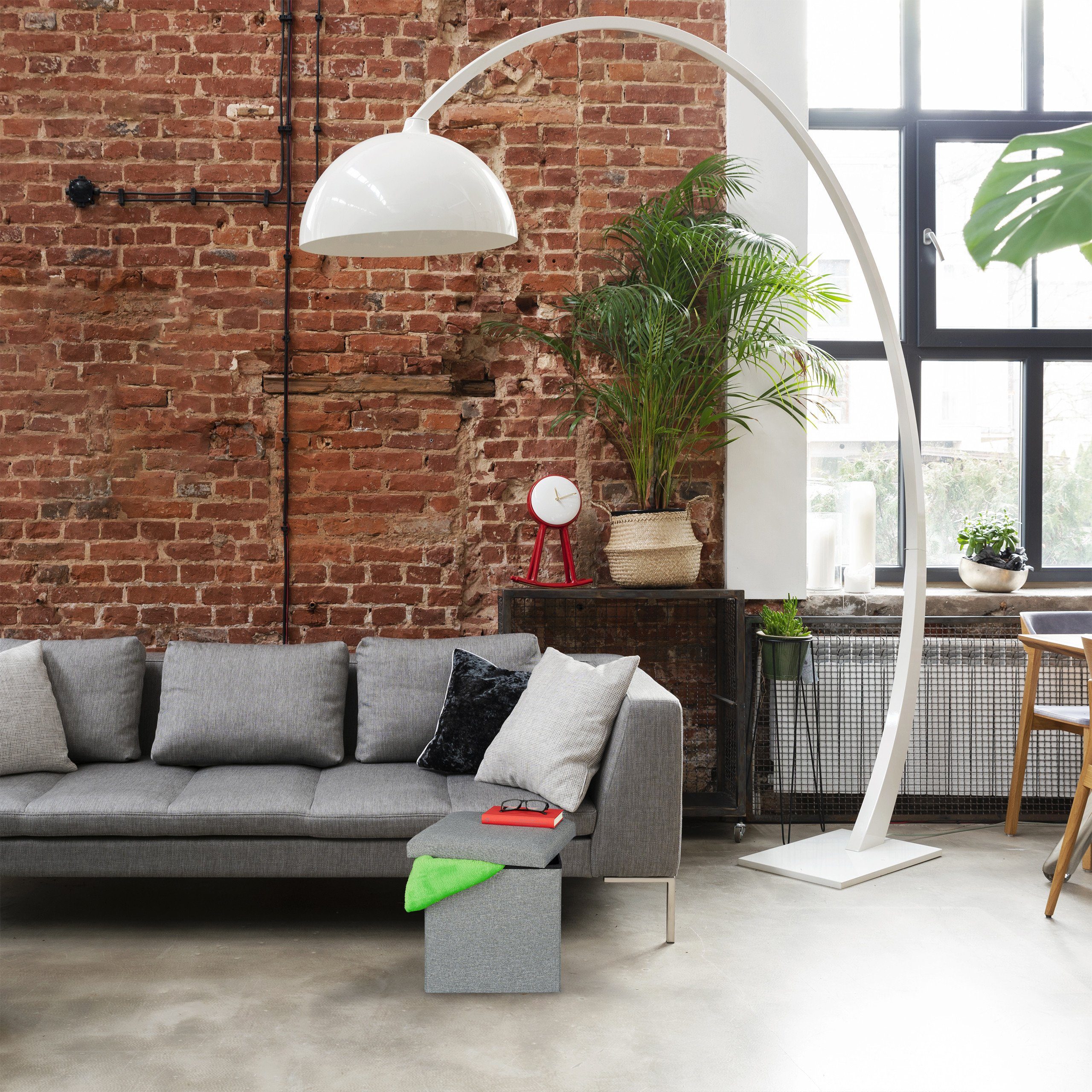 relaxdays Sitzhocker mit Stauraum, hellgrau günstig online kaufen
