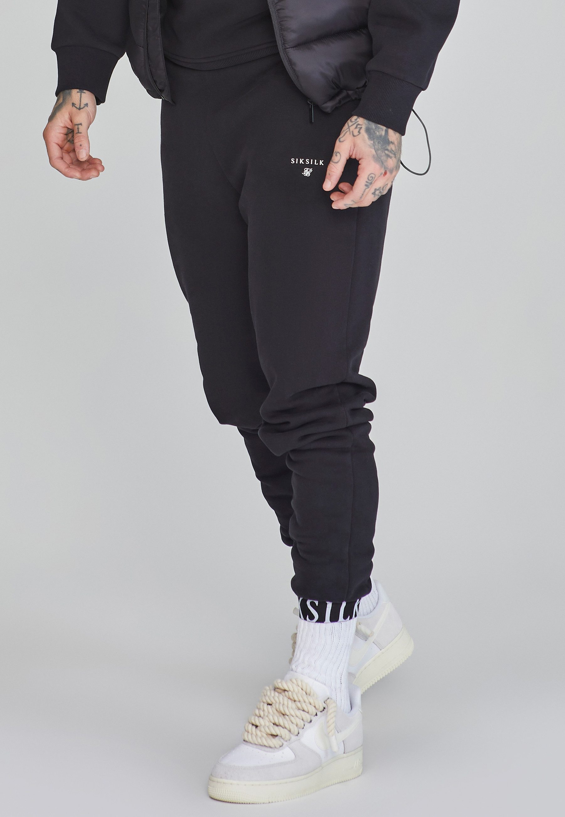 Siksilk Jogger Pants SikSilk Herren Schwarze günstig online kaufen