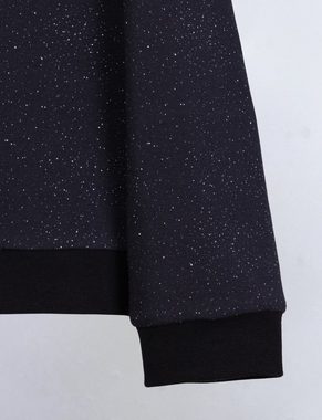 coolismo Sweater Kinder Sweatshirt Jungen Pullover mit schwarz-weiß Splash-Print Baumwolle, europäische Produktion