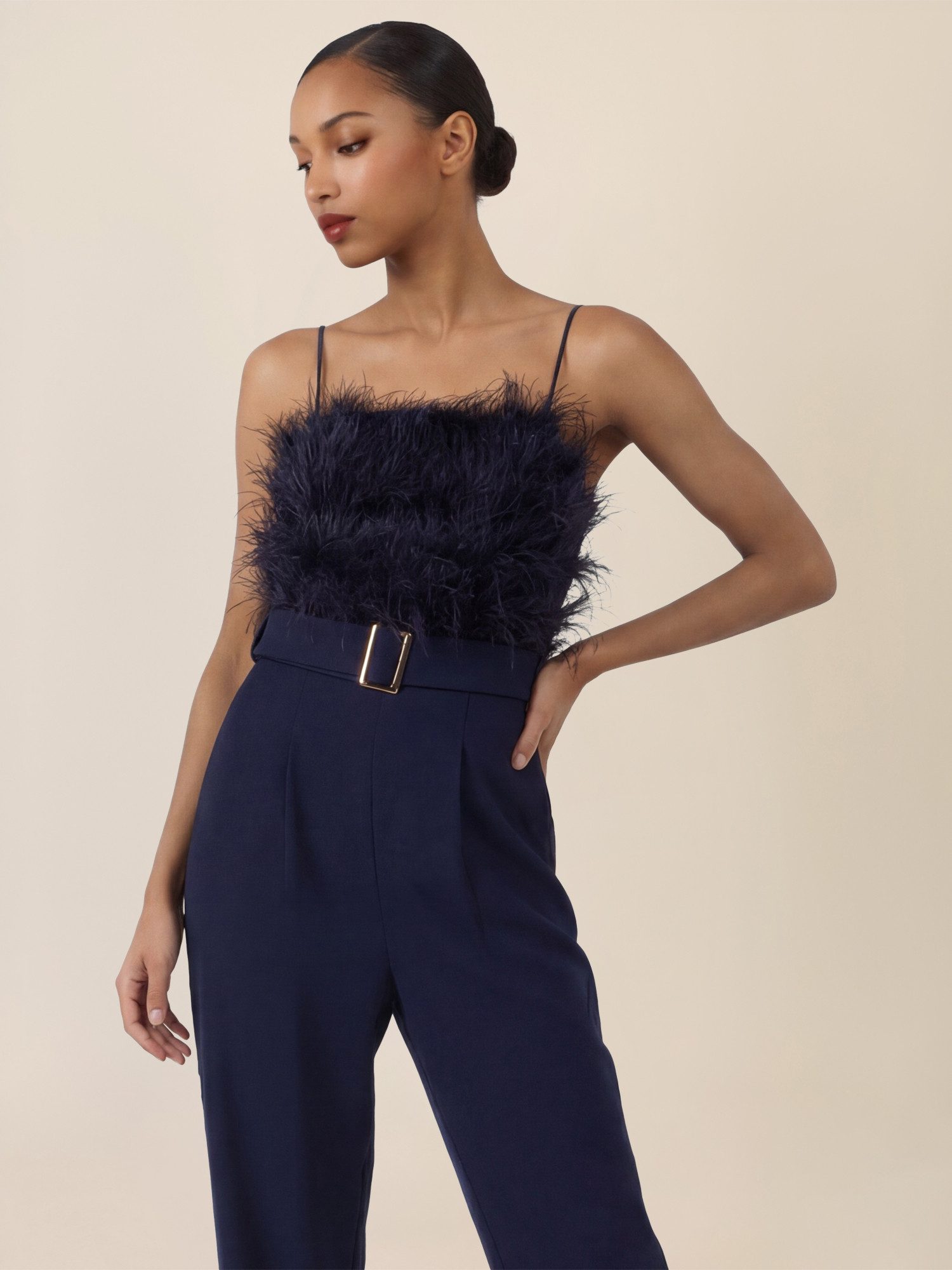 Apart Jumpsuit mit Gürtel