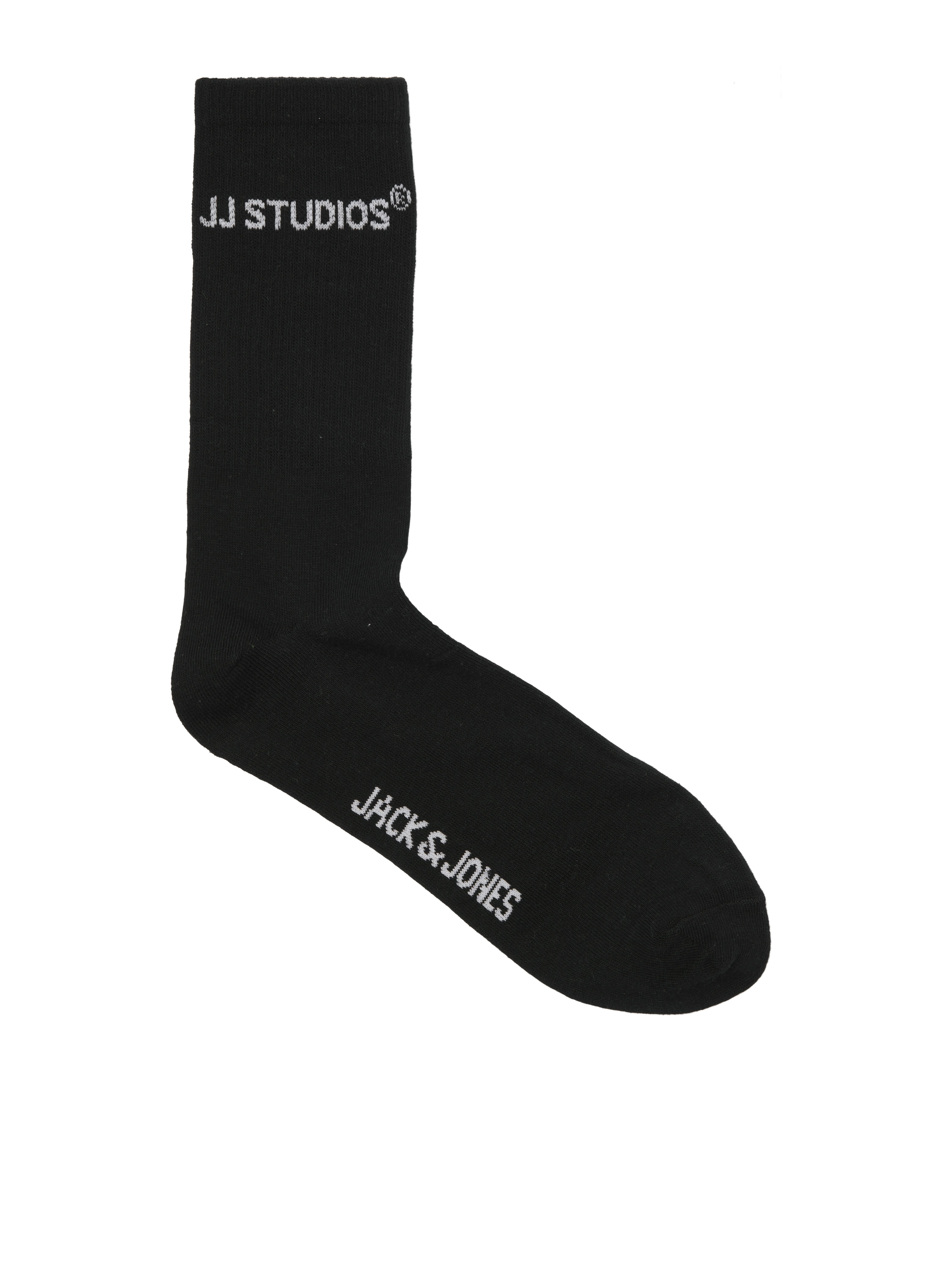 Jack & Jones Freizeitsocken JACSOHO TENNIS SOCKS 3 PACK NOOS (Packung, 3-Paar) mit Logostickerei – Bild 4 von 5