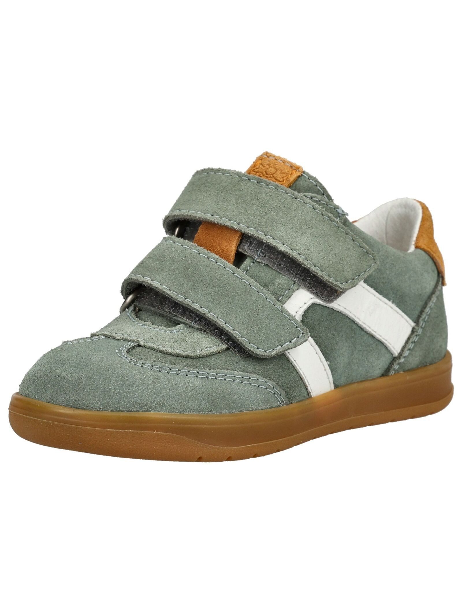 Halbschuhe Veloursleder . Klettschuh