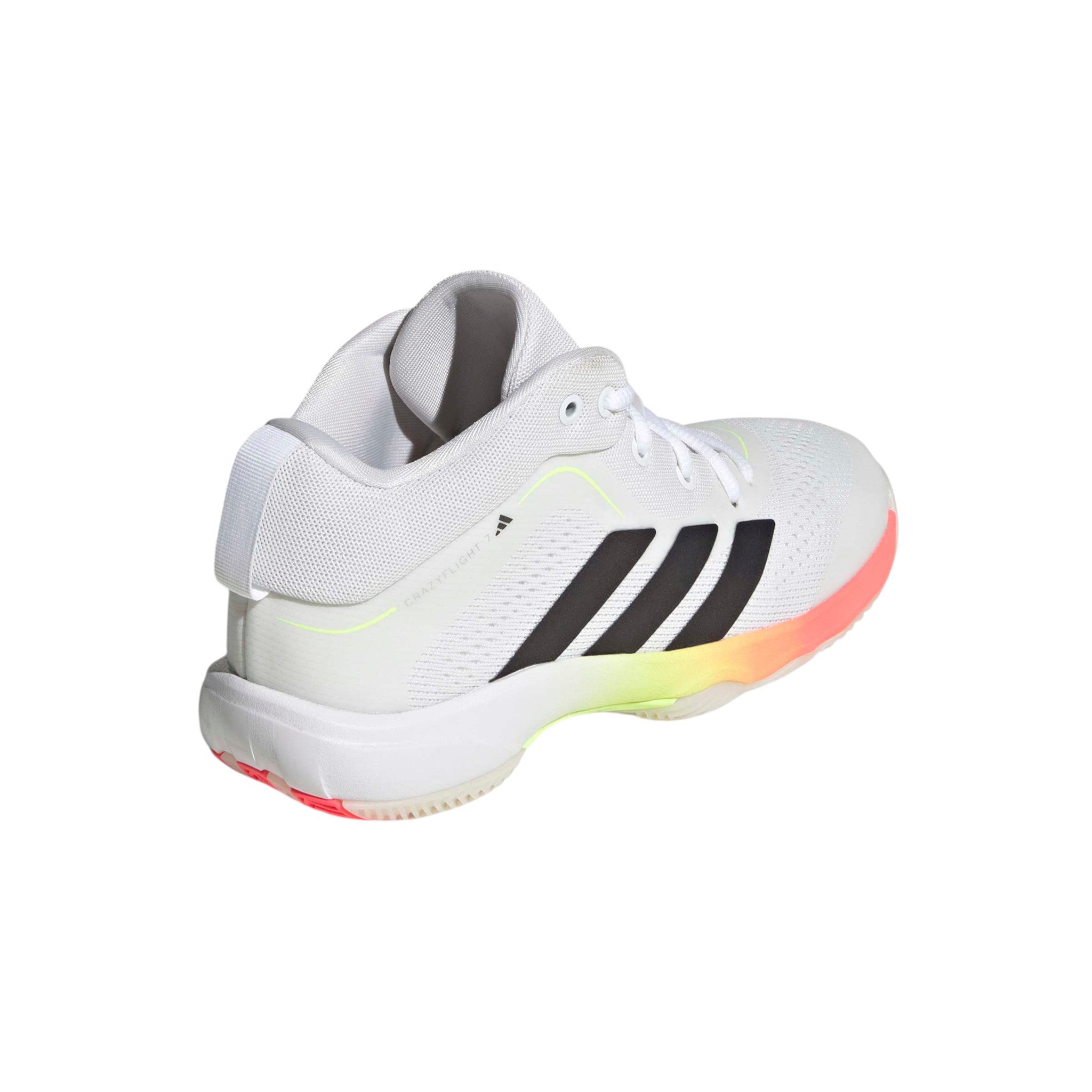 adidas Performance Hallen-Indoorschuhe CrazyFlight 7 Mid weiss Kinder Badmintonschuh