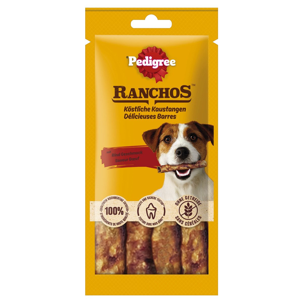Pedigree RANCHOS Köstliche Kaustangen mit Rind 40 g - 12 Stück