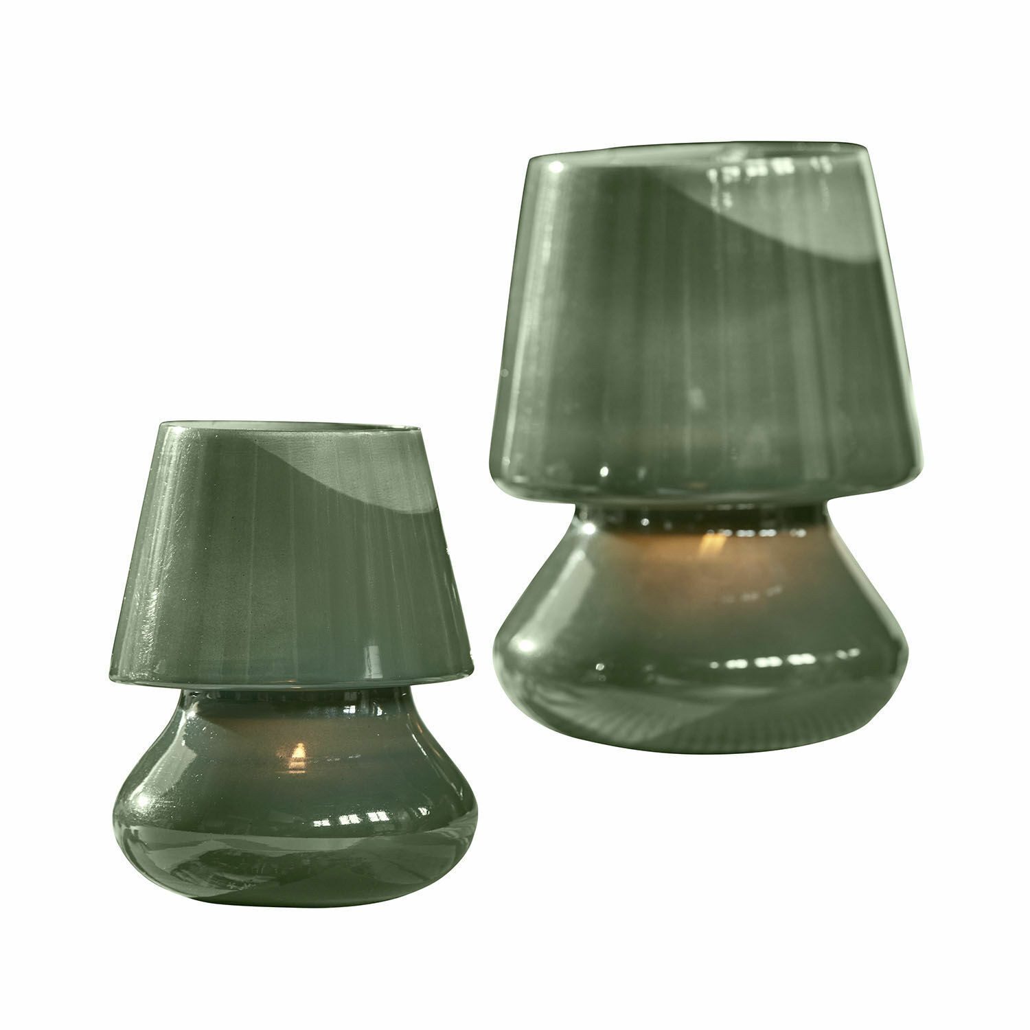 Mirabeau Windlicht Windlicht 2er Set Sorrivella grün (2er Set, 2er Set) günstig online kaufen