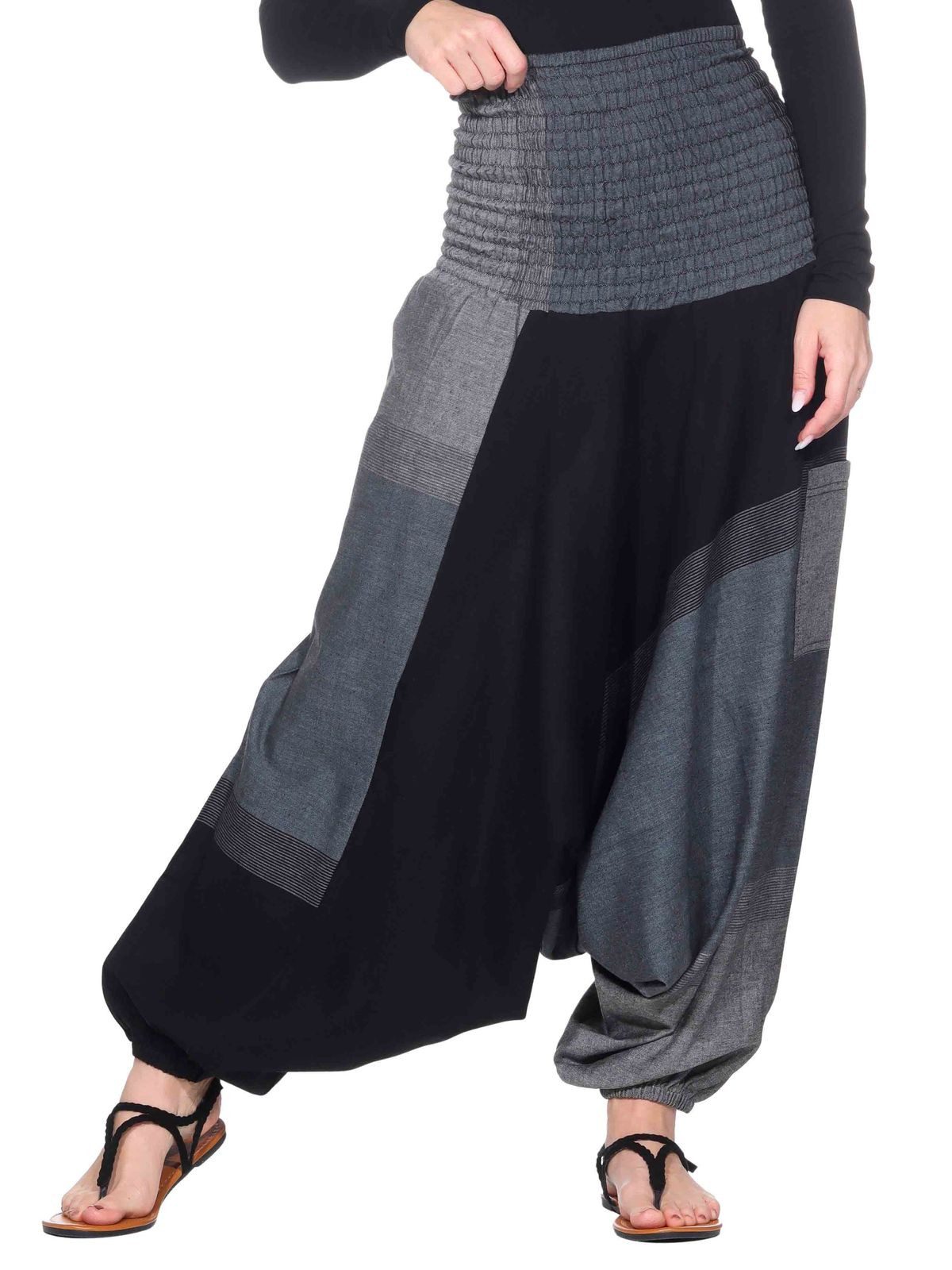 KUNST UND MAGIE Yogahose KUNST&MAGIE Damen bunt one size Boho Yoga Harems/Freizeit/Aladinhose