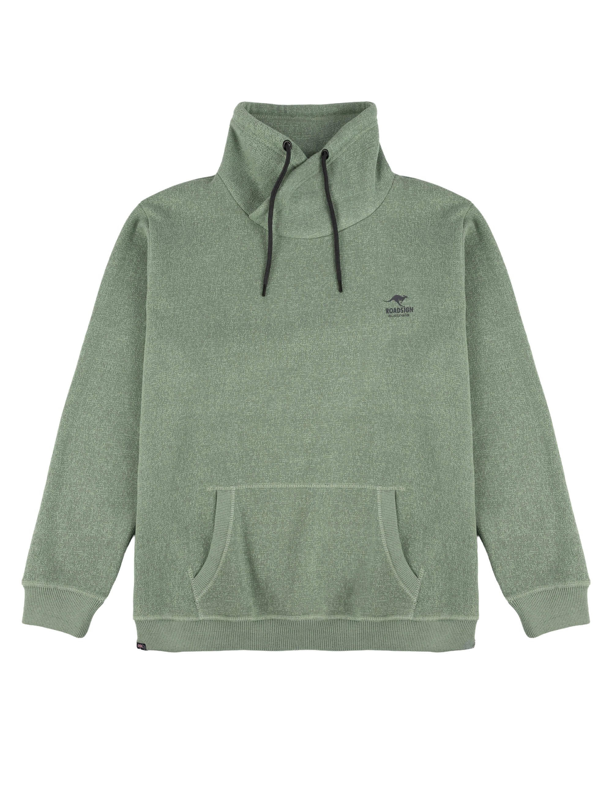 ROADSIGN australia Sweatshirt Knit Blend (1, 1-tlg., 1) in Strickoptik für gemütliche Alltagsmomente