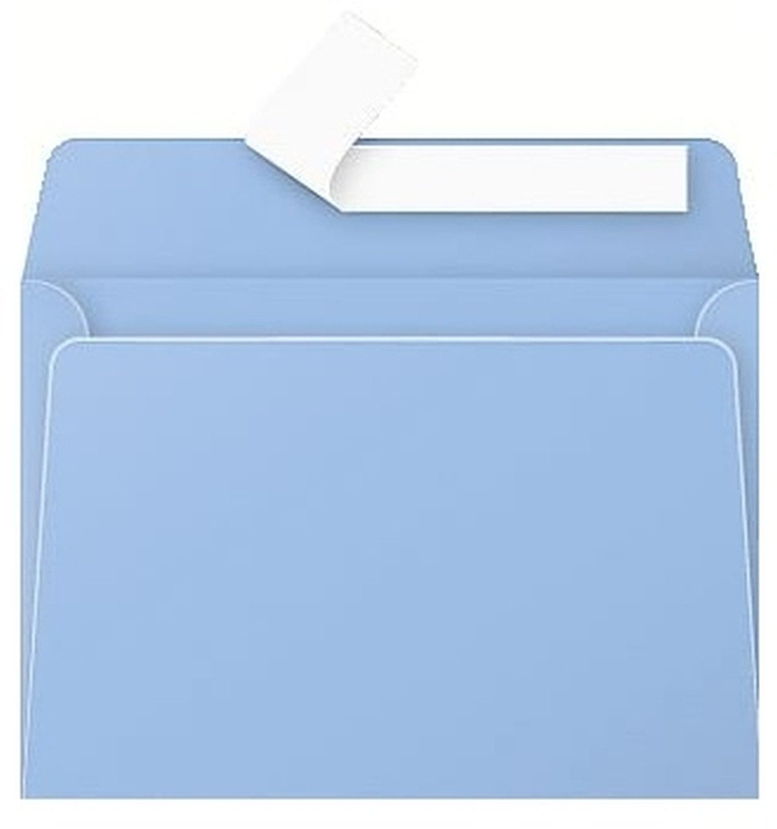 CLAIREFONTAINE Briefumschlag Briefumschlag Pollen C6 120g VE=20 Stück Haftklebung lavendelblau