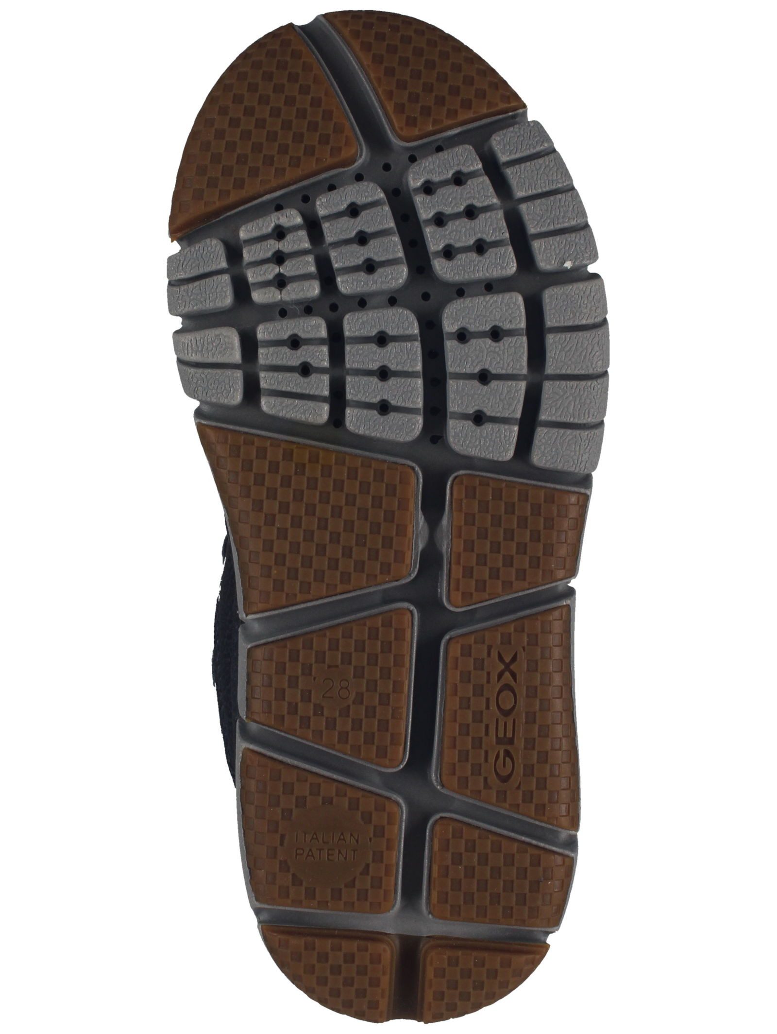 Geox Stiefelette Veloursleder/Textil Schnürstiefelette