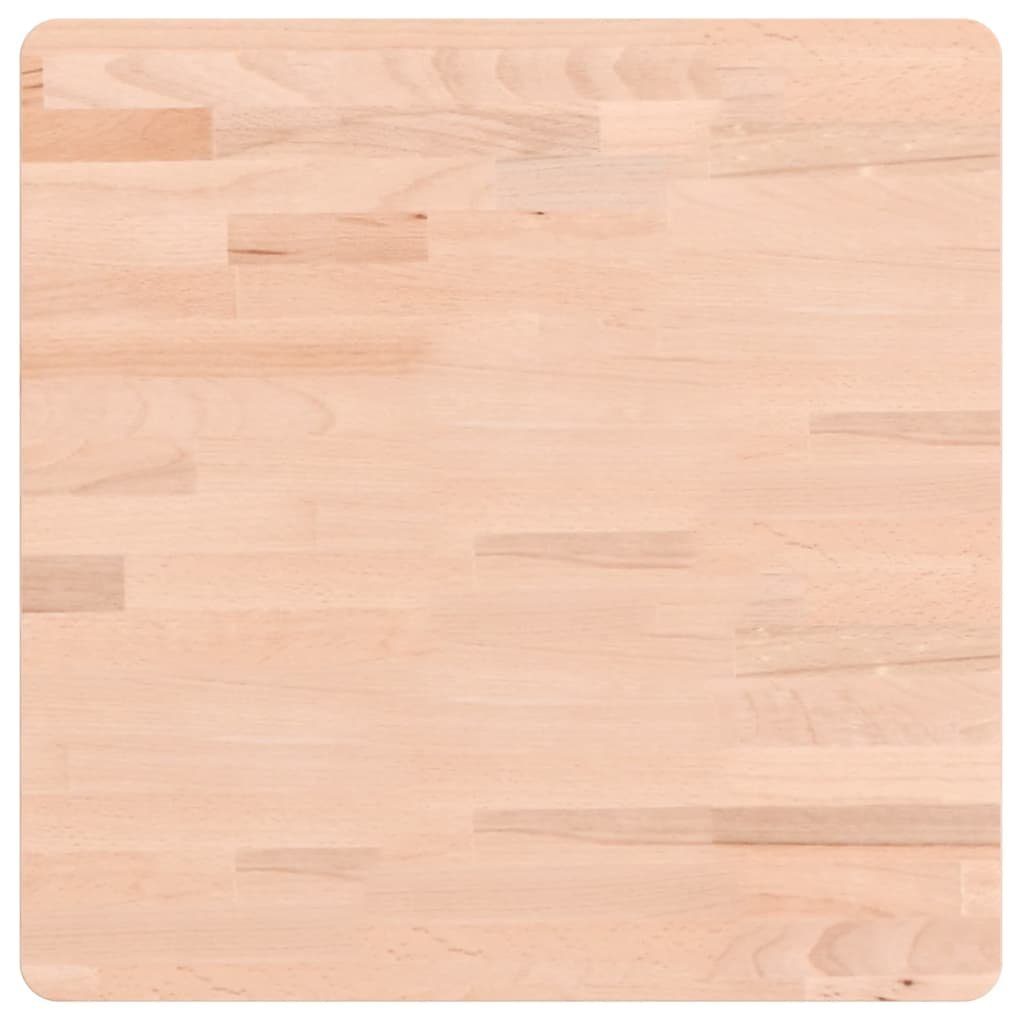 Tischplatte Quadratisch Buche furnicato cm Massivholz 50x50x4