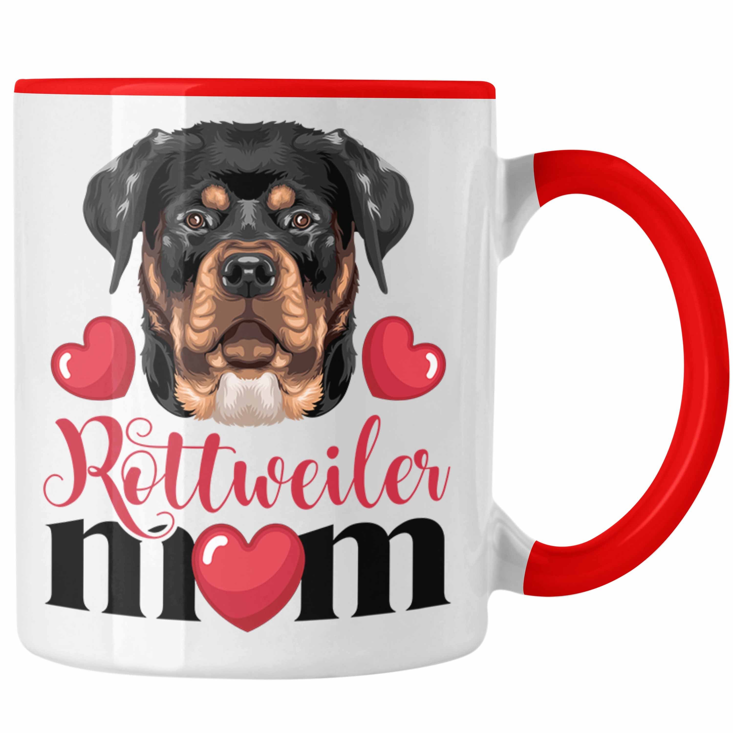 Trendation Tasse Rottweiler Besitzer Mom Mama Tasse Geschenk Lustiger Spruch Geschenkid