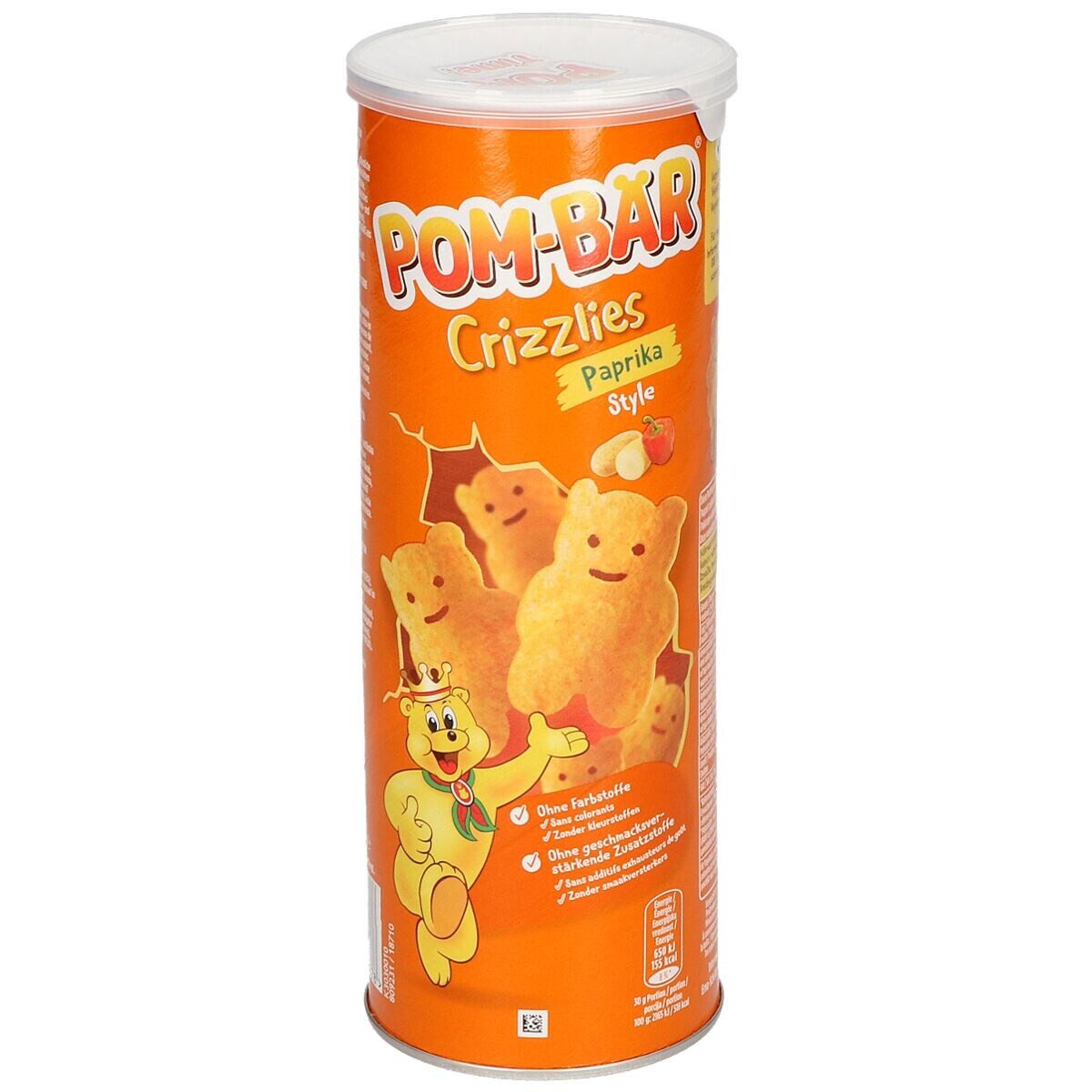 Pom-Bär Knabberei Crizzlies - Paprika, Kartoffelchips 155 g