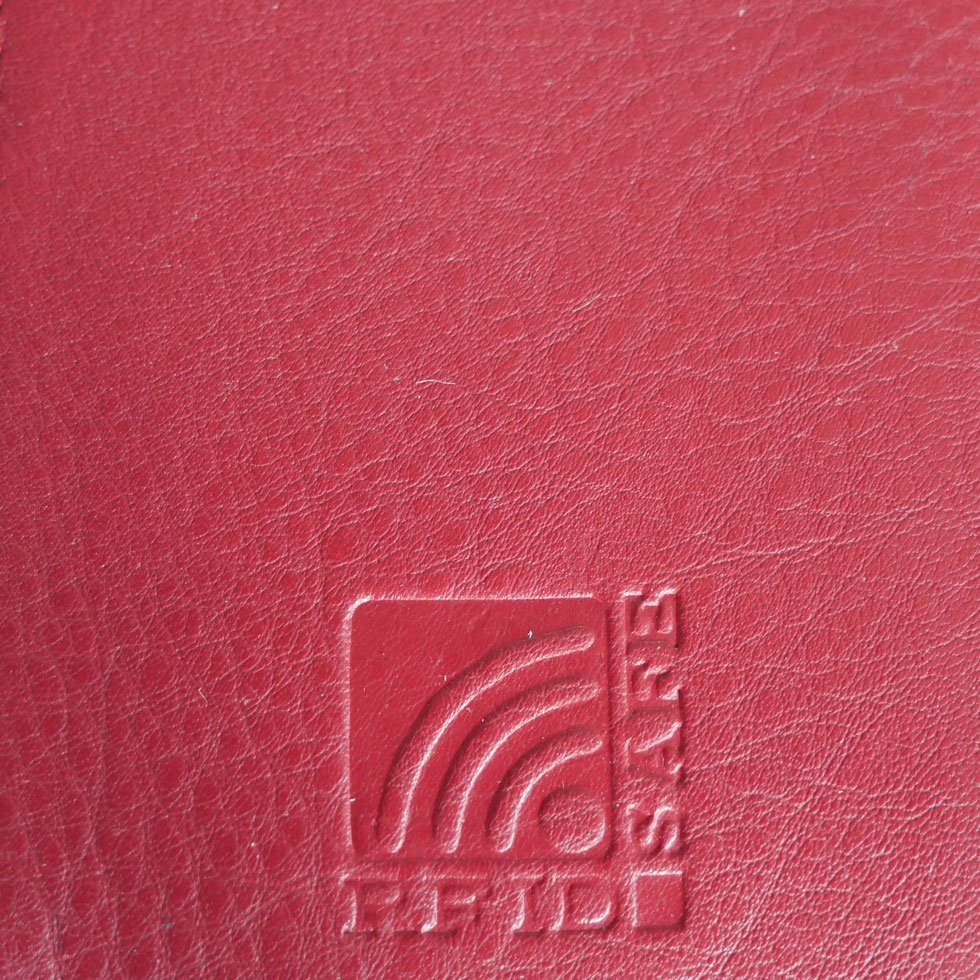 RFID-Schutz, CLUB Kartenfächer rot, 4 mit Münzfächer Geldbörse POPULAR 10 2 Scheinfächer, JOCKEY SALSA,