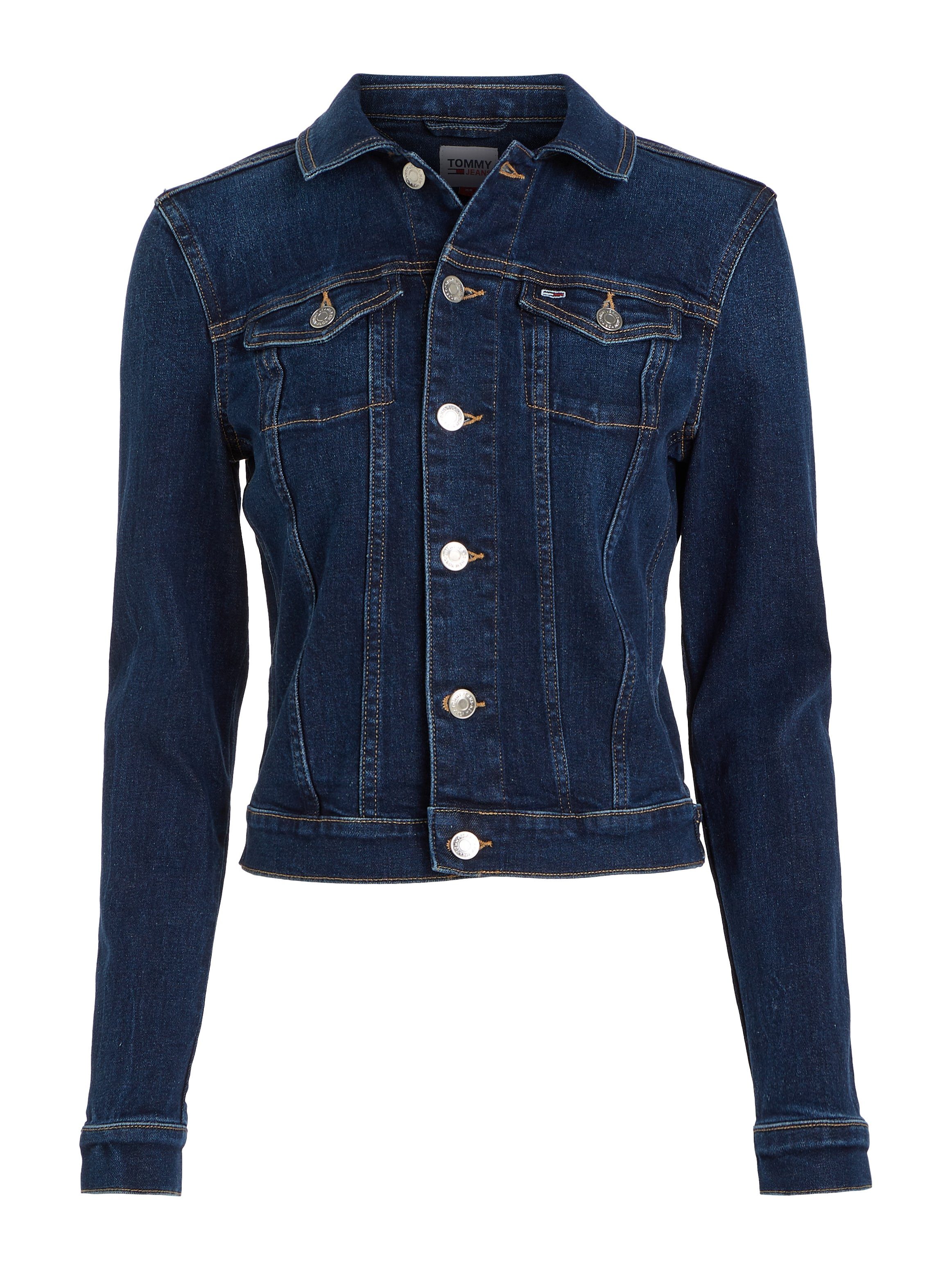 mit VIVIANNE Jeansjacke Jackenaufhänger SKIN CG1153 JACKET Jeans Tommy