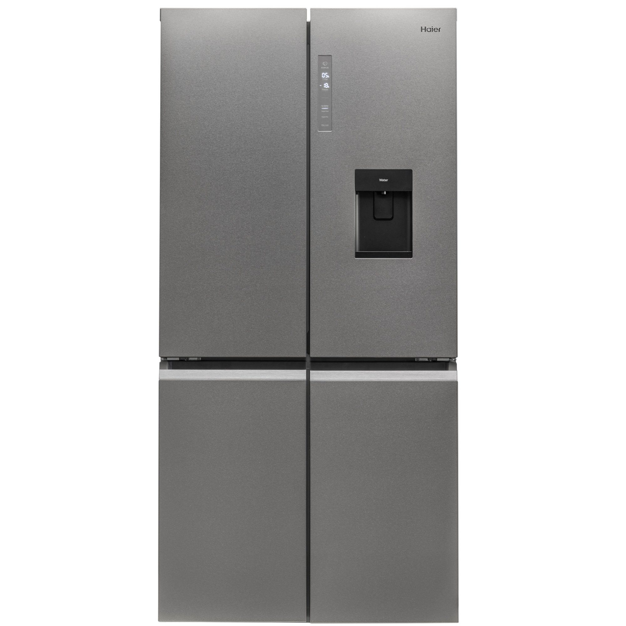 Haier Kühlschrank HTF-520WP7, 190 cm hoch, 90.5 cm breit, Wasserspender, No  Frost, Silberionen, MyZone