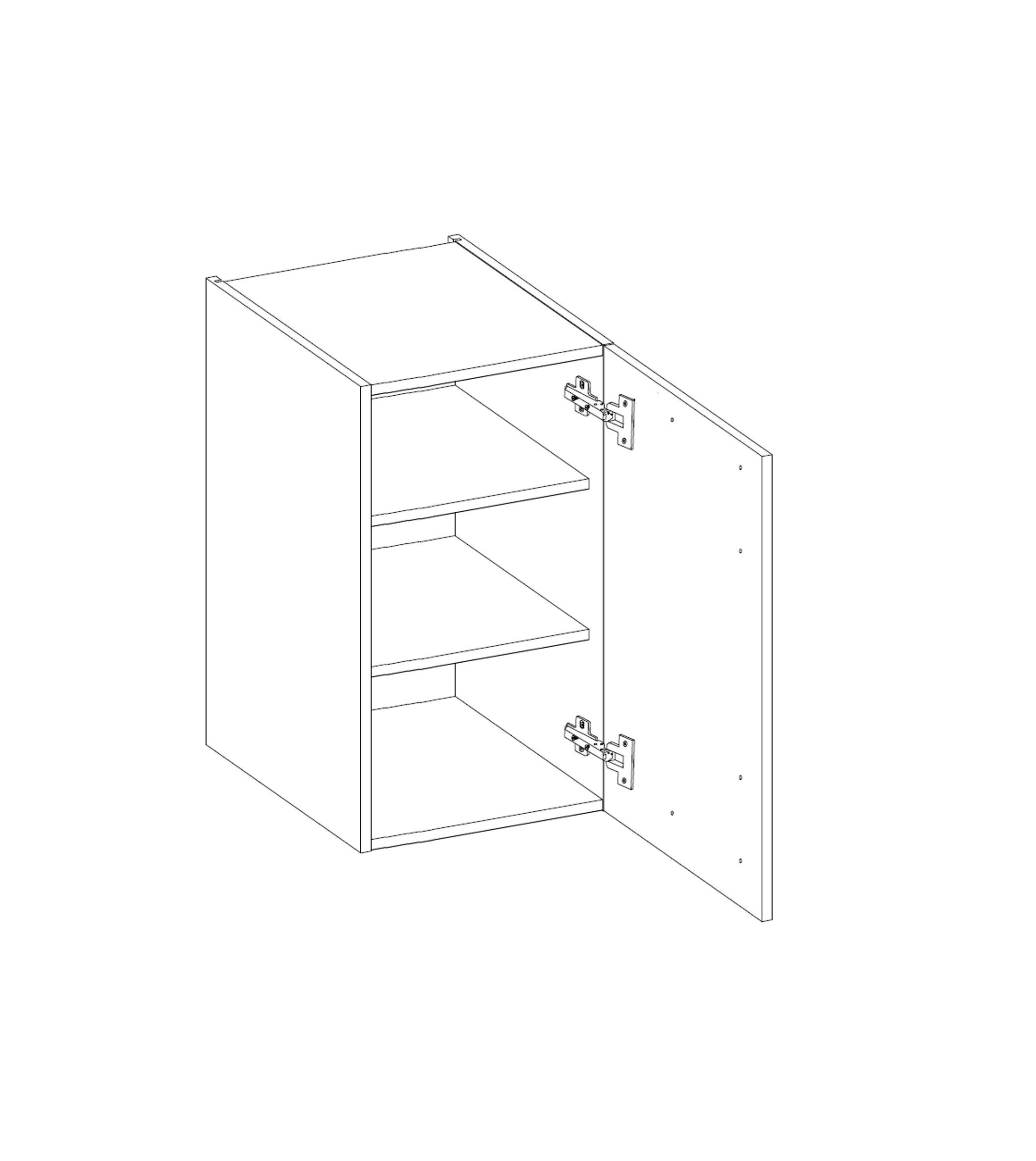 Küchen-Preisbombe Hängeschrank 60 cm Küche Artisan Landhaus Eiche Weiss Einbauküche Küchenzeile Stilo