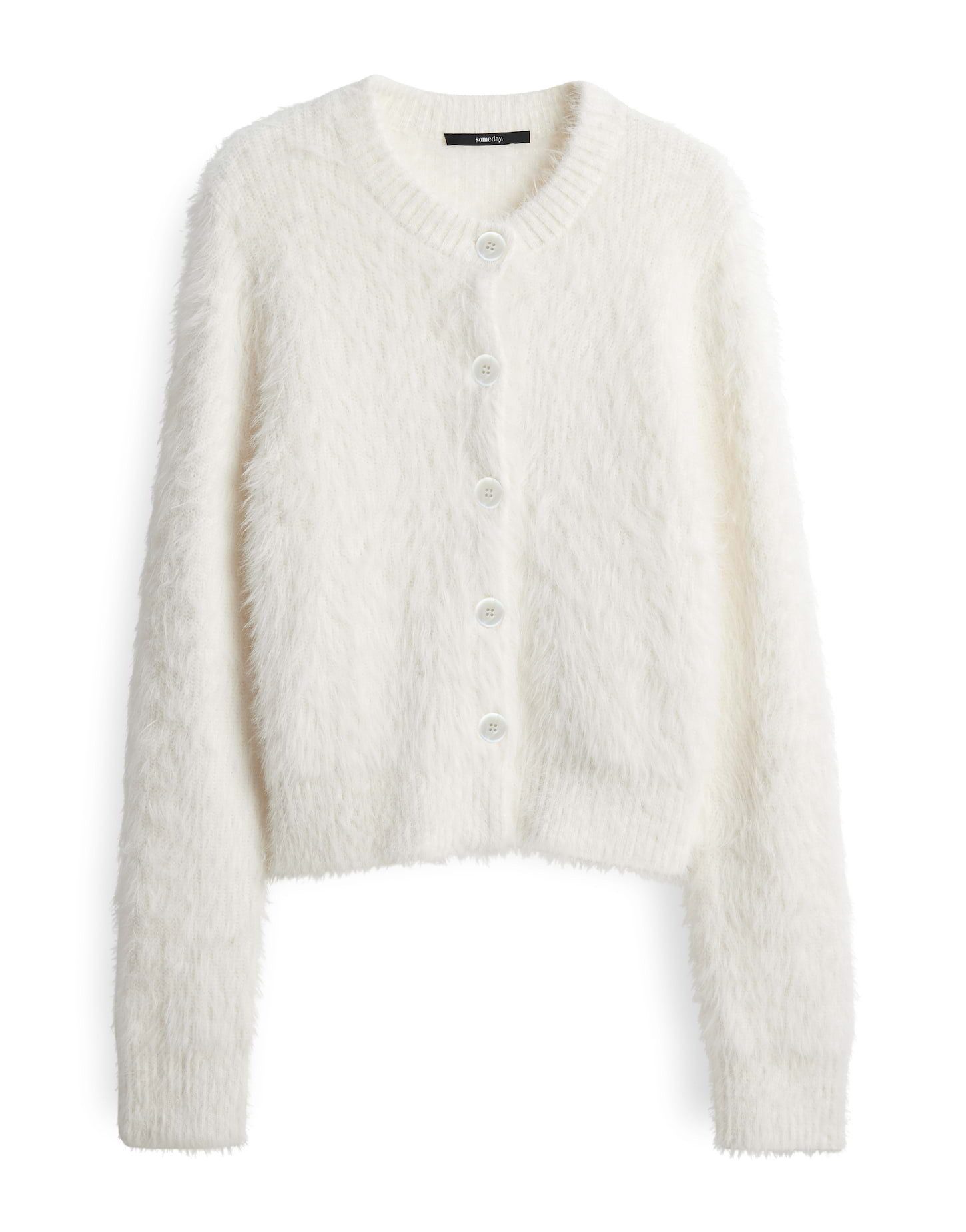 someday Cardigan TANNELIE Slim mit haarigem Effektgarn Slim Cardigan mit ha günstig online kaufen