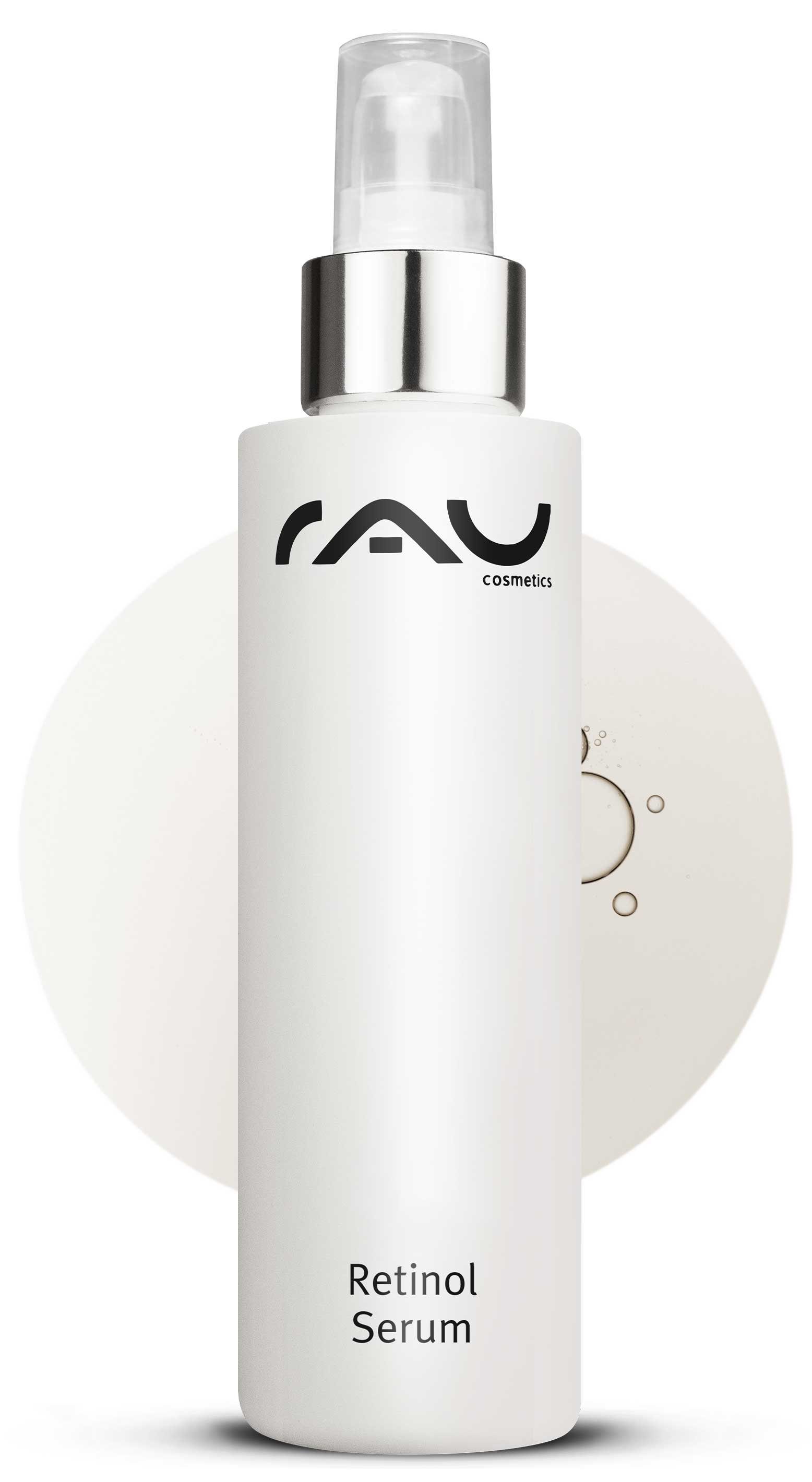 RAU Cosmetics Gesichtsserum Retinol Serum mit Vitamin A - für unreine Haut & reife Haut, Anti-Aging, Anti-Unreinheiten | Gesichtsseren