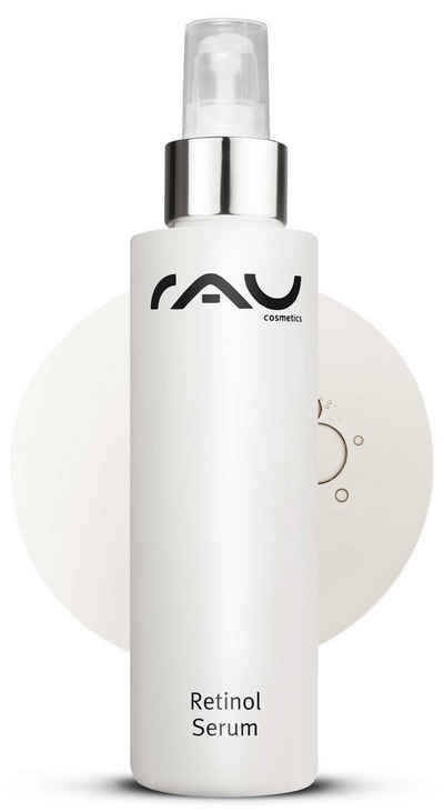RAU Cosmetics Gesichtsserum Retinol Serum mit Vitamin A - für unreine Haut & reife Haut, Anti-Aging, Anti-Unreinheiten