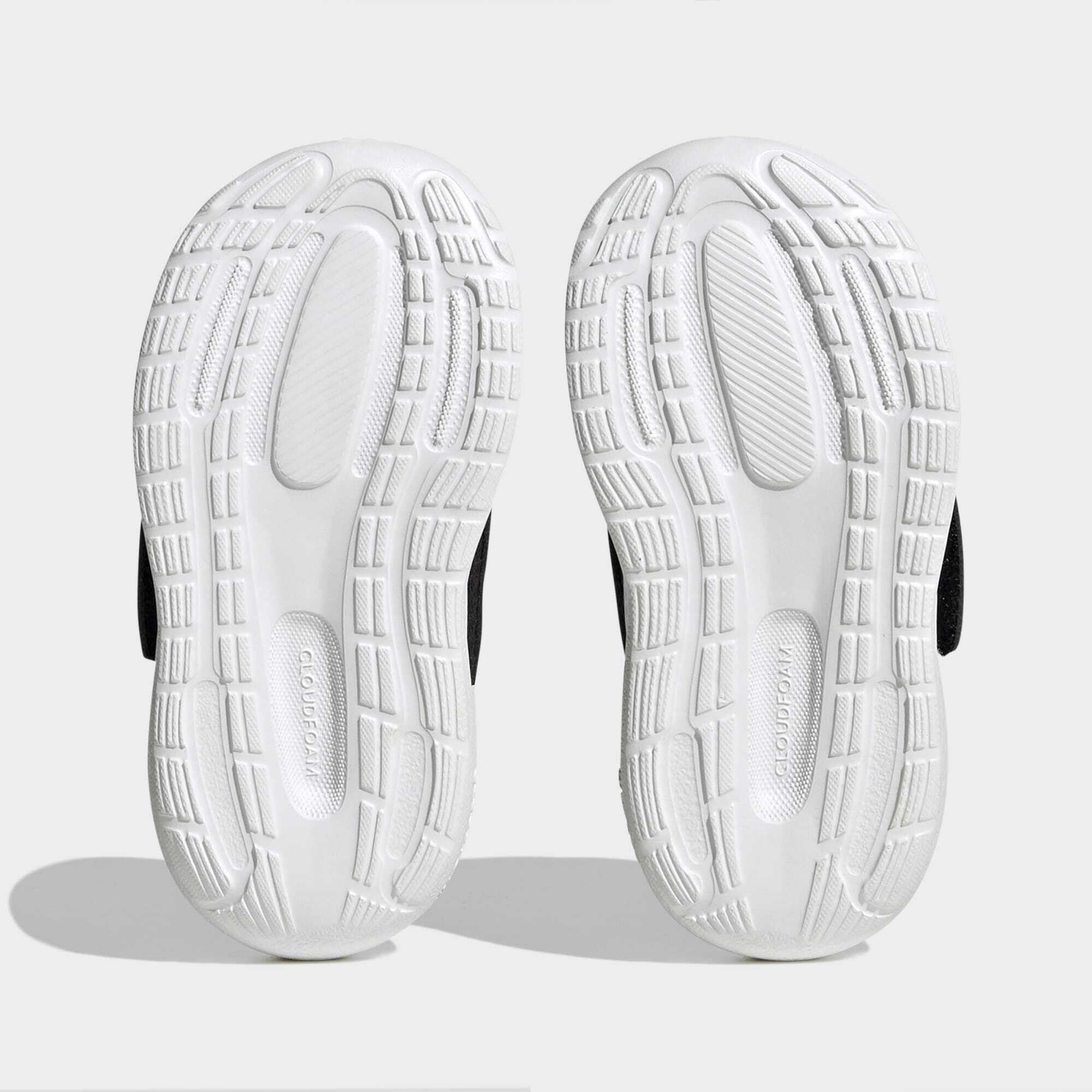adidas Sportswear RUNFALCON 3.0 SCHUH Sneaker / HOOK-AND-LOOP White Black Core Cloud / Core Black
