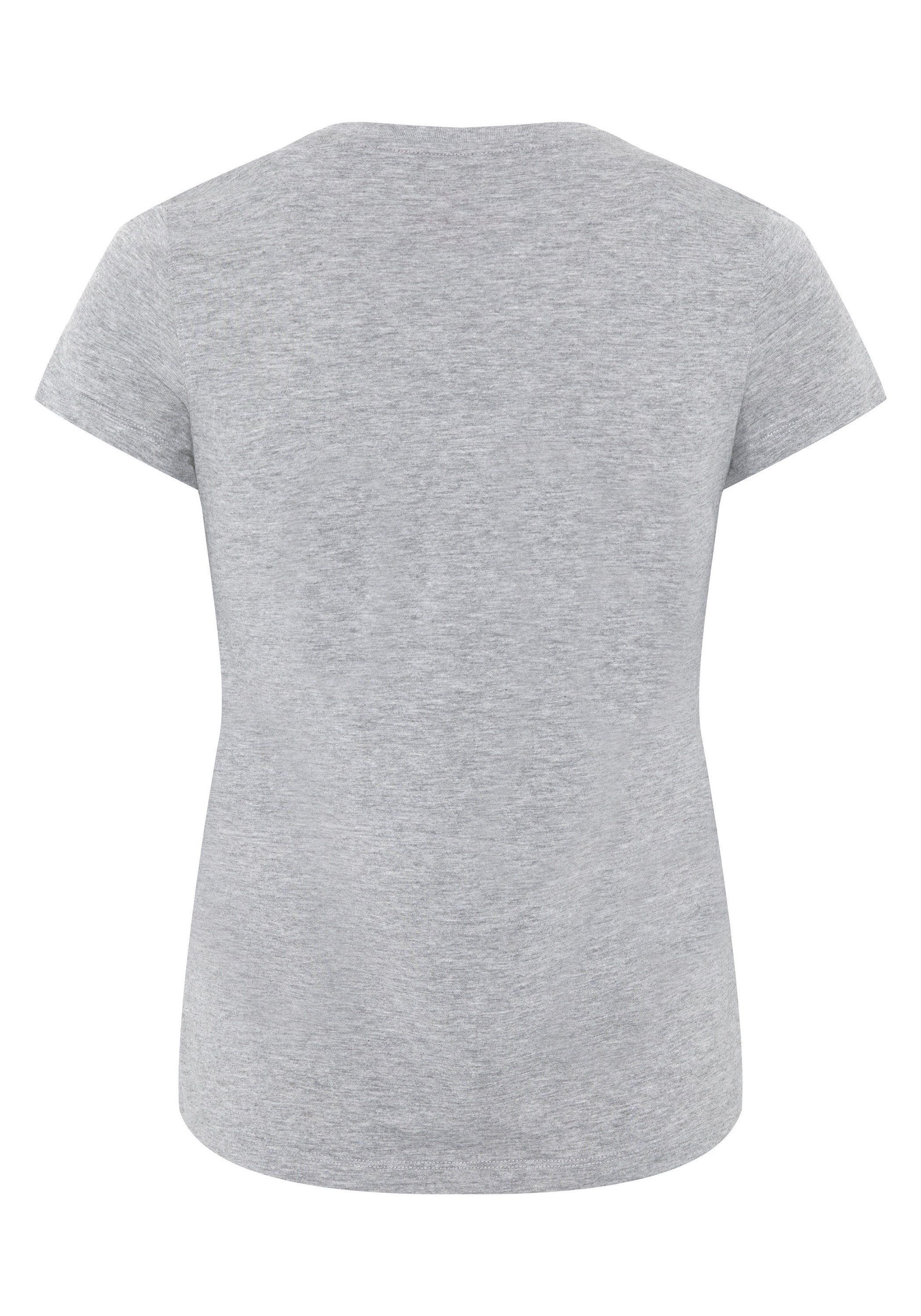 Oklahoma Jeans Print-Shirt in feminin taillierter Passform günstig online kaufen