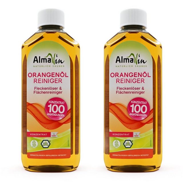 Almawin Orangenöl-Reiniger Konzentrat 2x 500 ml Set Allzweckreiniger