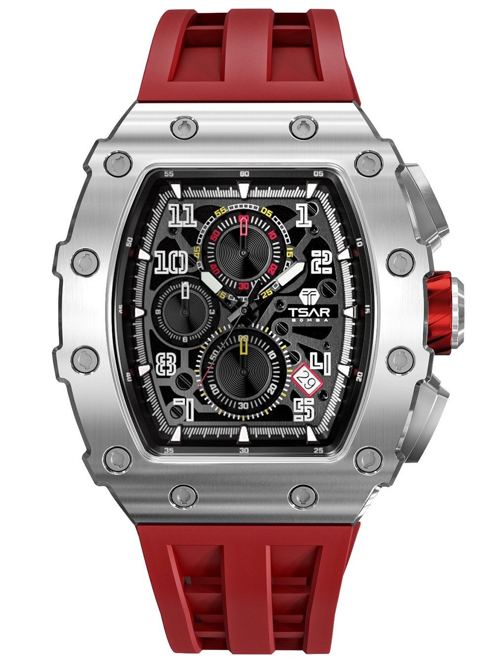 Tsar Bomba Quarzuhr Tsar Bomba TB8204Q-33 Herrenuhr Elemental Chronograph 44mm 5ATM Tsar Bomba TB8204Q-33 Herrenuhr Elemental Chronograph 44mm 5ATM