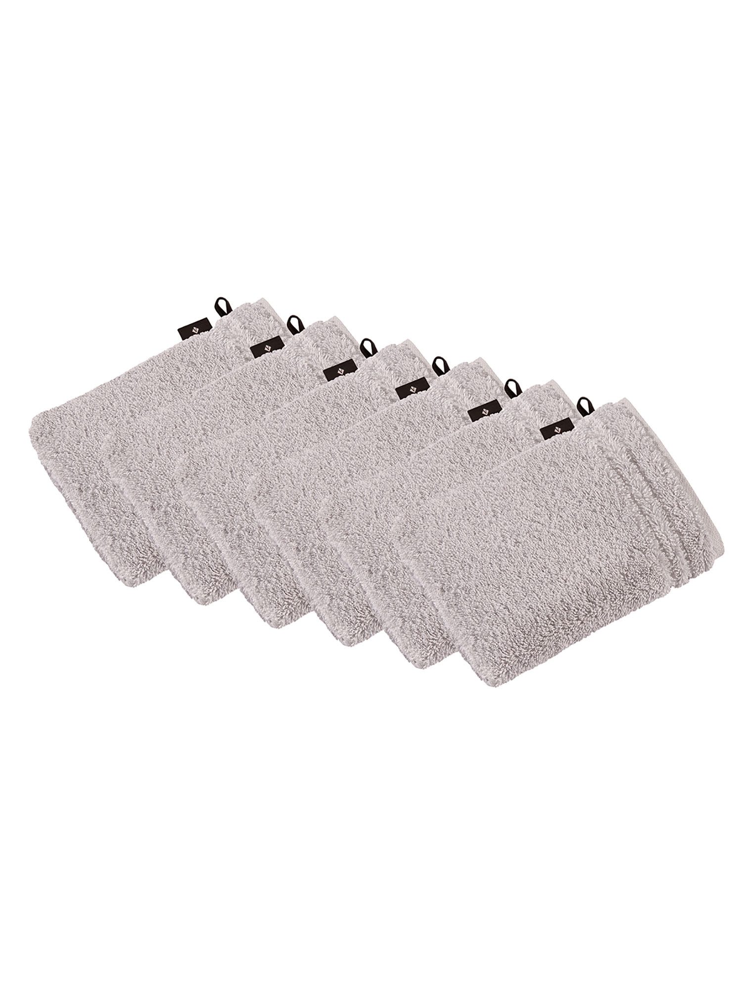 Vossen Waschhandschuh 6er Pack Waschhandschuh 22 x 16 cm Vienna Style Su, Frottier (Spar-Set, 6-St)