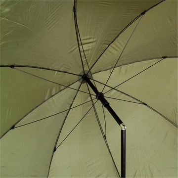 Traxis Angelschirm Regenschirm mit Seitenwänden - 250 cm Durchmesser, Schirm für Angeln - Regenschutz, Windschutz und Sonnenschutz