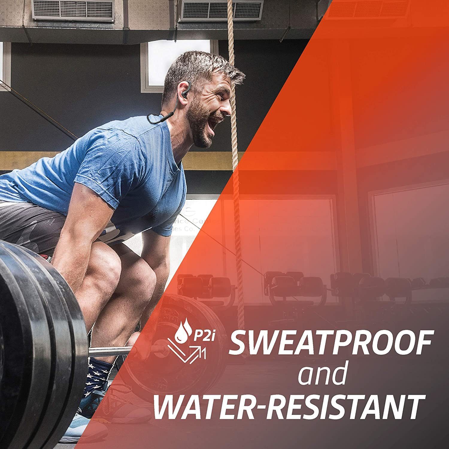 COFI 1453 BACKBEAT FIT 350 Bluetooth V 4.1 Sport Headset Schwarz/Grau wireless In-Ear-Kopfhörer