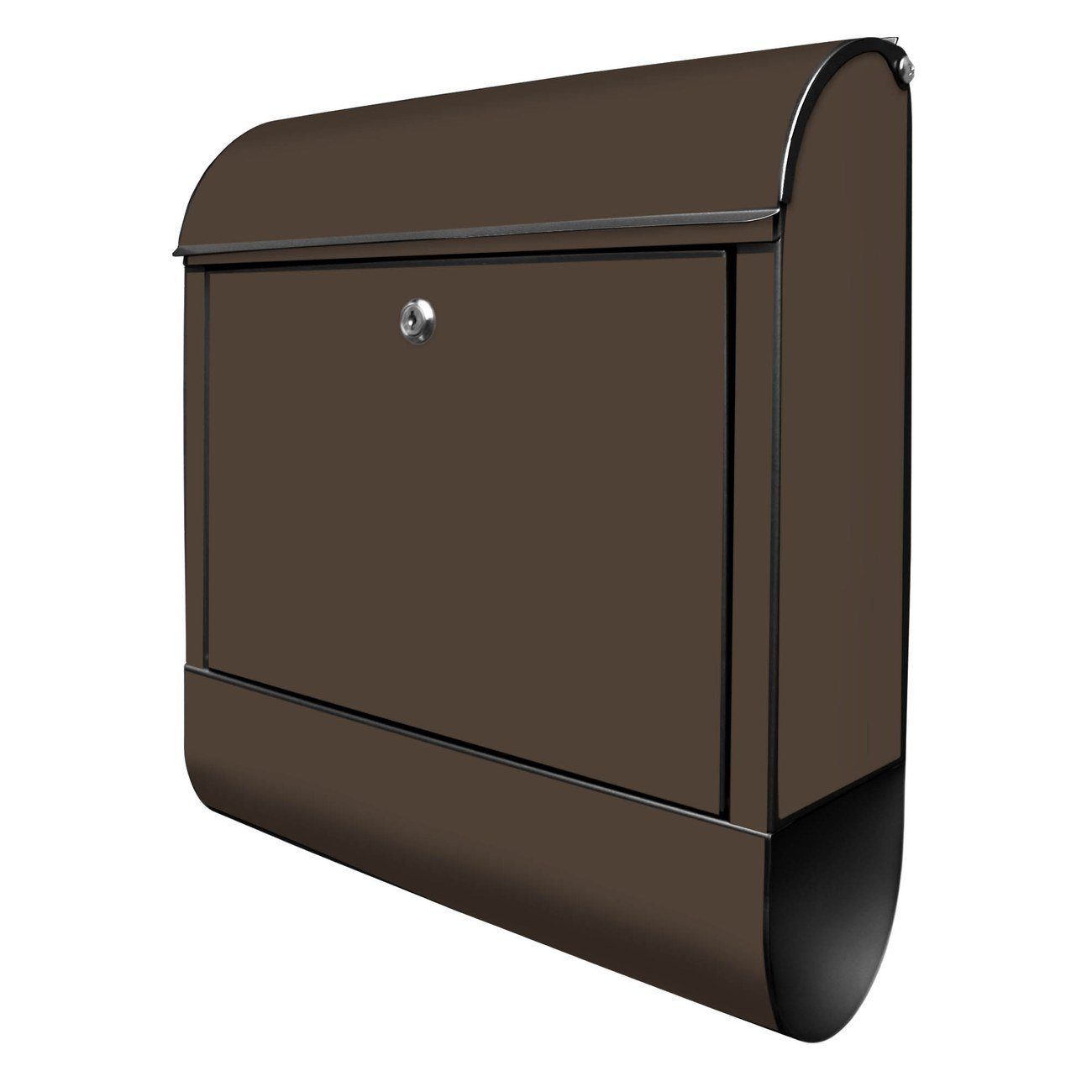 banjado Wandbriefkasten Stahl Schokobraun (Wandbriefkasten witterungsbestän günstig online kaufen