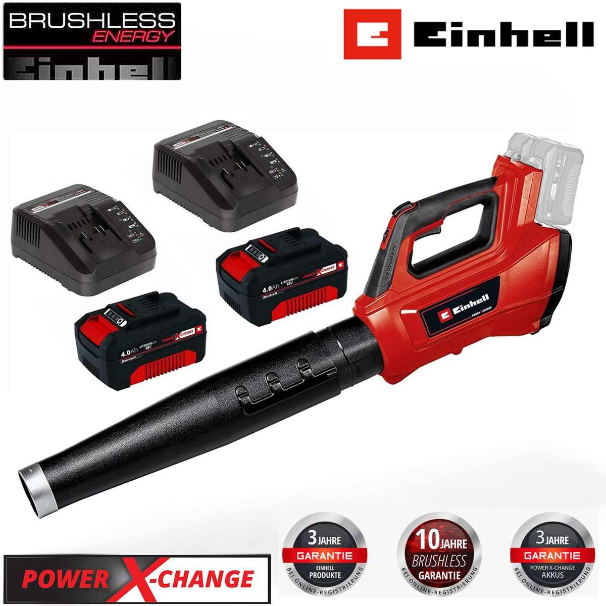 Einhell Akku-Laubbläser Laubbläser GP-LB 36/210 Li E-36V 816m³/h + Akku 4.0 günstig online kaufen