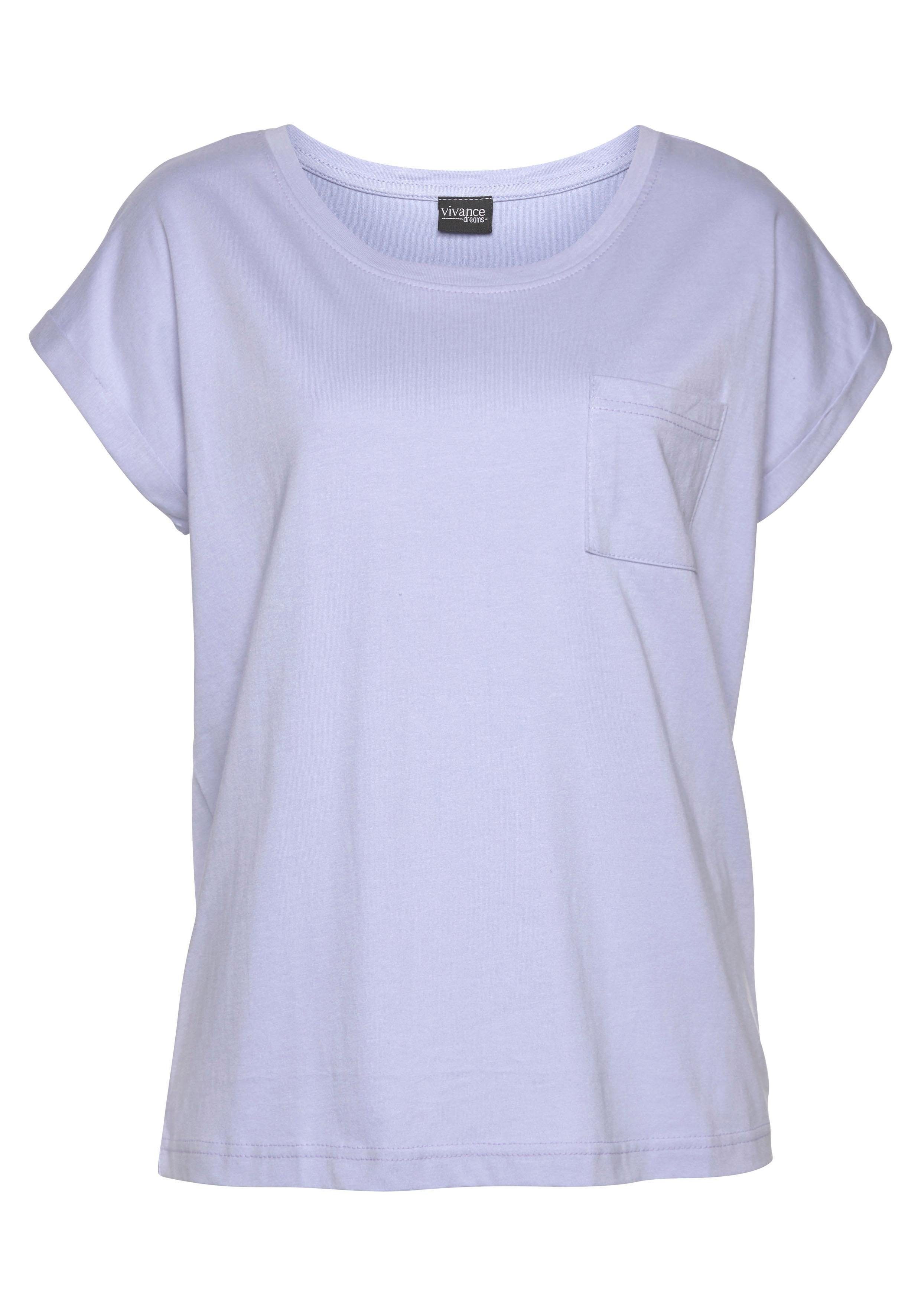 Vivance Dreams Capri-Pyjama (Set, 2 tlg) mit gemusterter Schlafhose