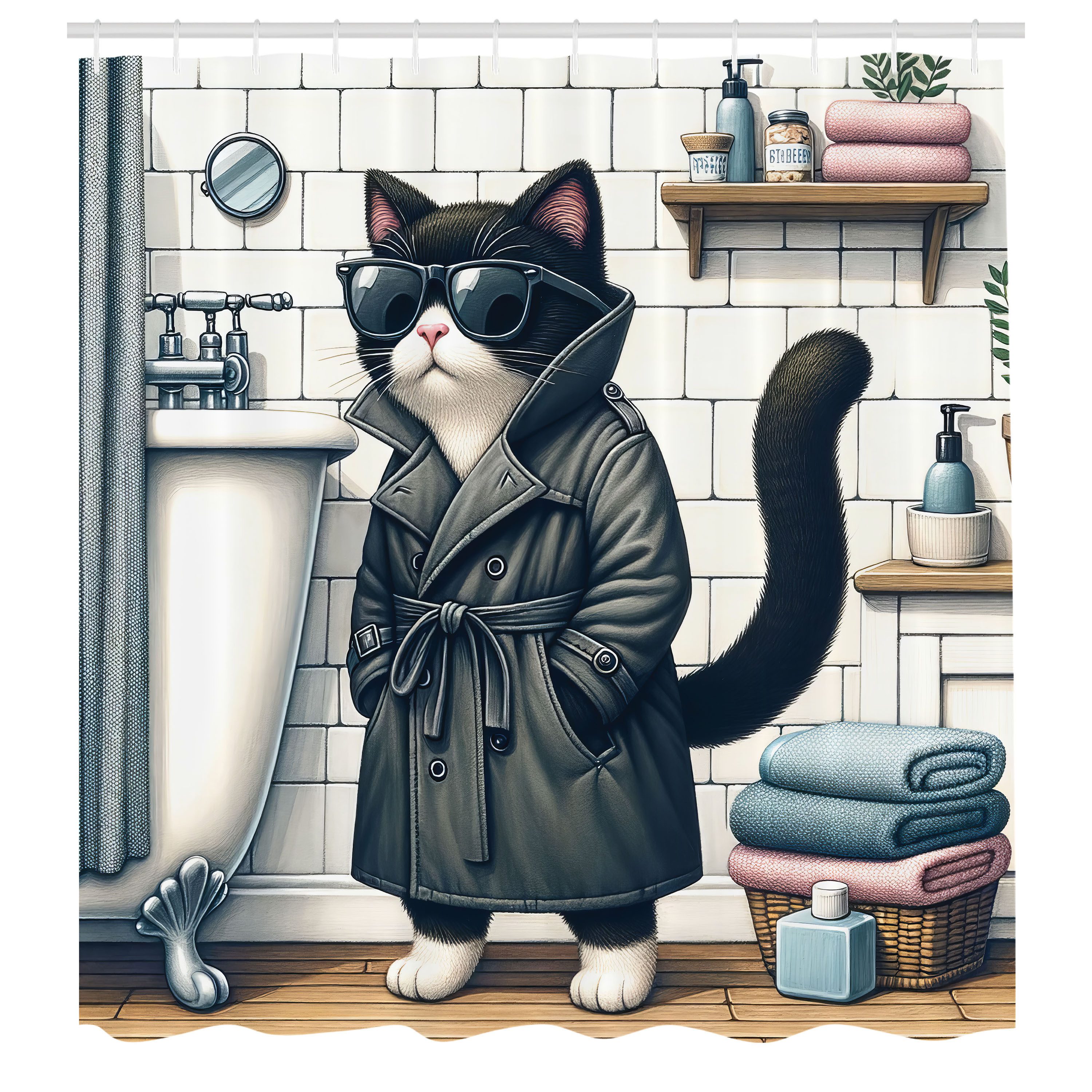 Anthrazit grau Weiß