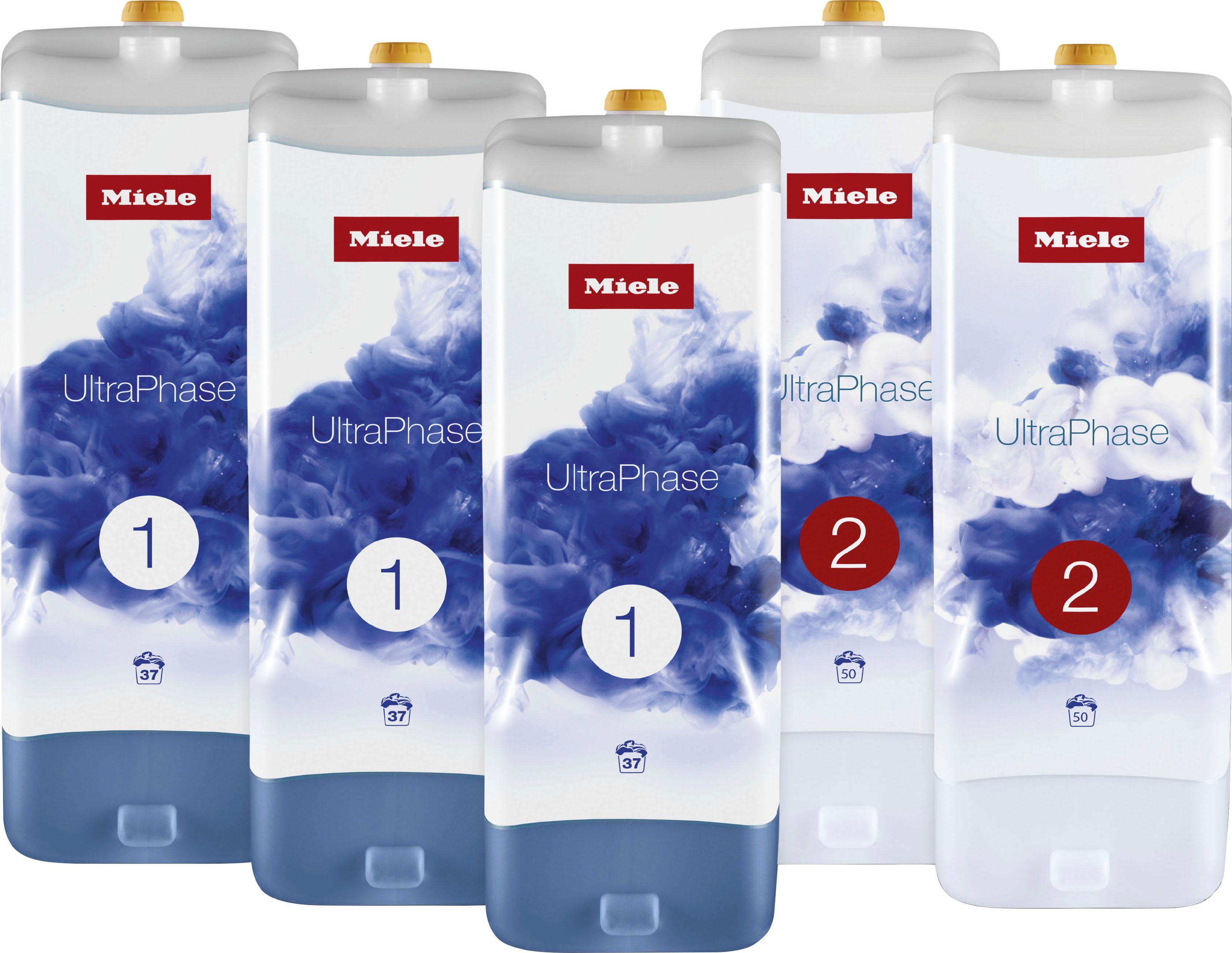Miele Set 5x Miele UltraPhase, Feinwaschmittel (bestehend aus UltraPhase 1 und 2 - Halbjahresvorrat)