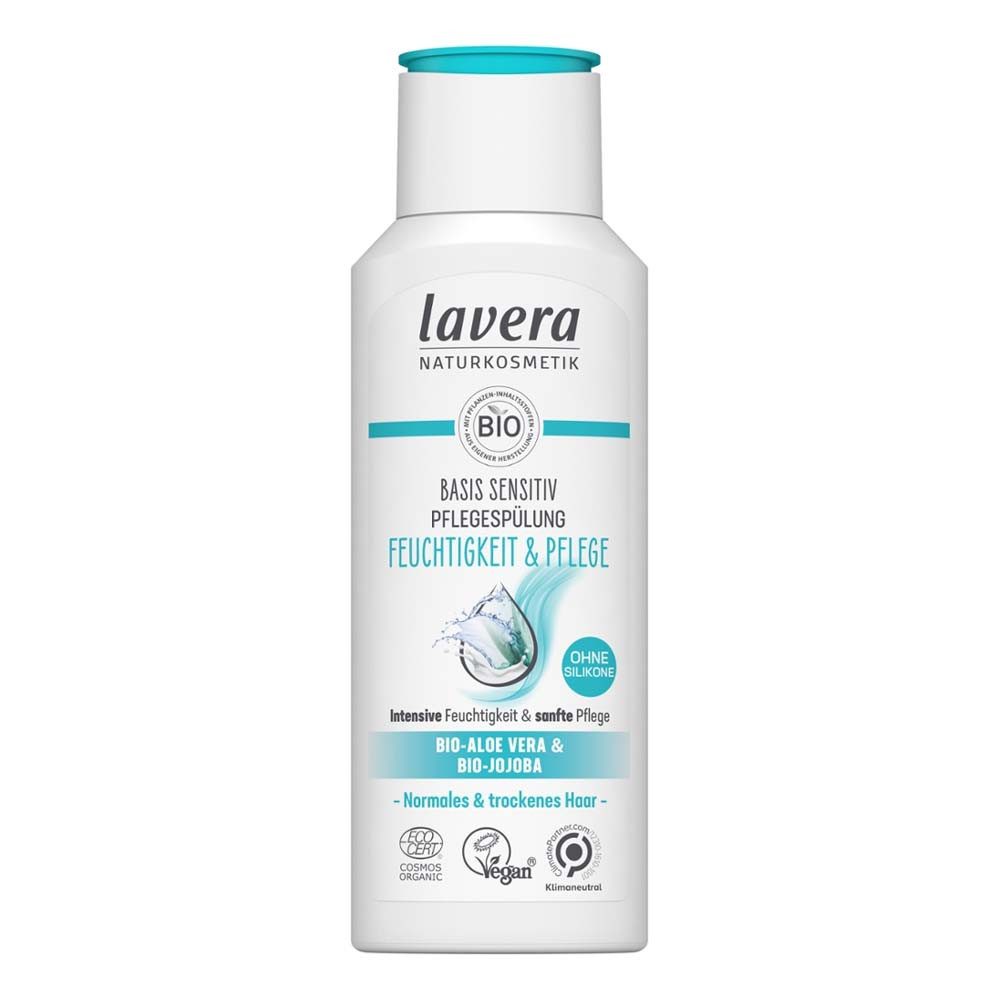 lavera Haarspülung Basis Sensitiv - Feuchtigkeit & Pflege Spülung 200ml