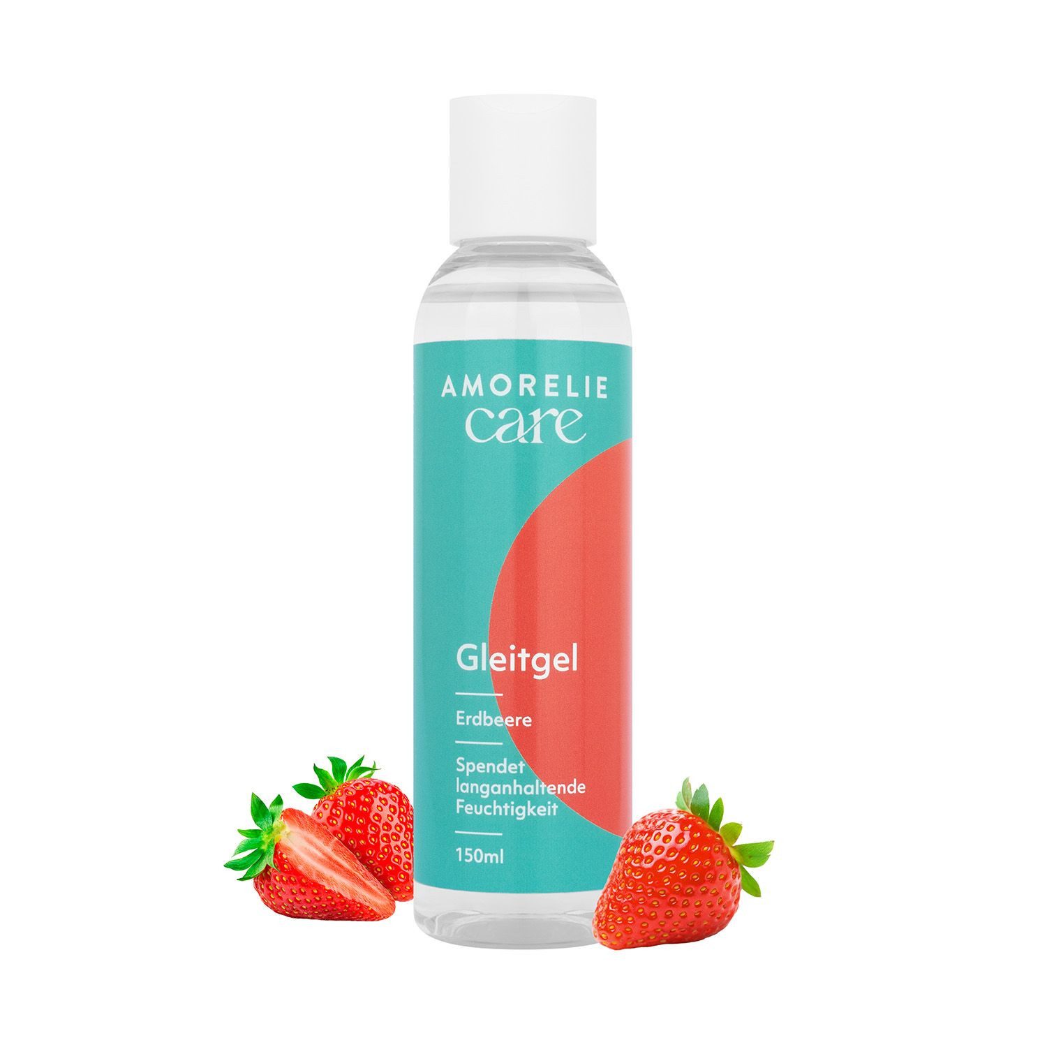 AMORELIE Gleitgel AMORELIE Care – Gleitgel Erdbeere Wasserbasiert Vegan (150ml)