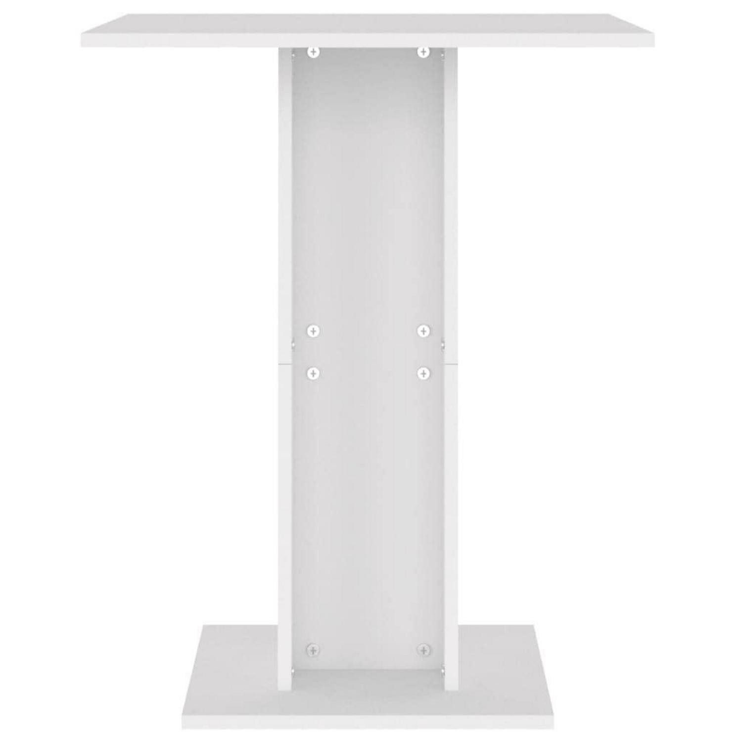 LuxusKollektion Bistrotisch Bistrotisch 60x60x75 cm weiß (1-St)