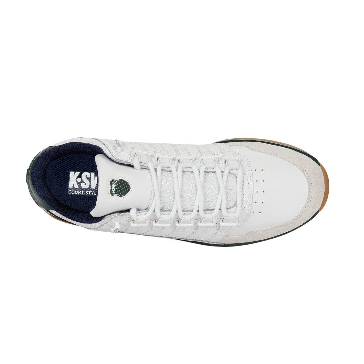 K-Swiss Rinzler GT (Leder, angenehmes Tragegefühl) weiss/grün Herren Sneake günstig online kaufen