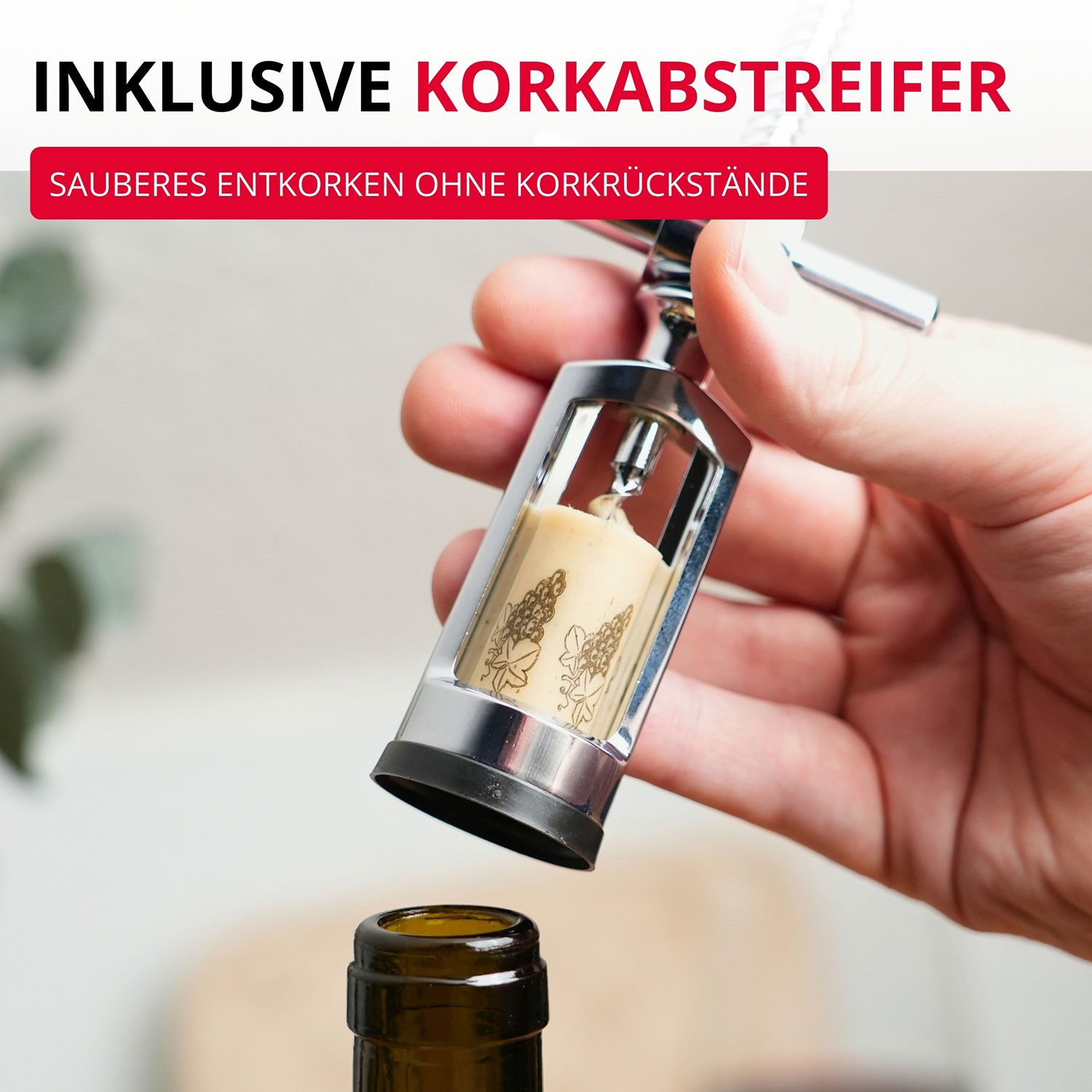 WESTMARK Korkenzieher »Chianti« Monopol Edition, Glockenkorkenzieher