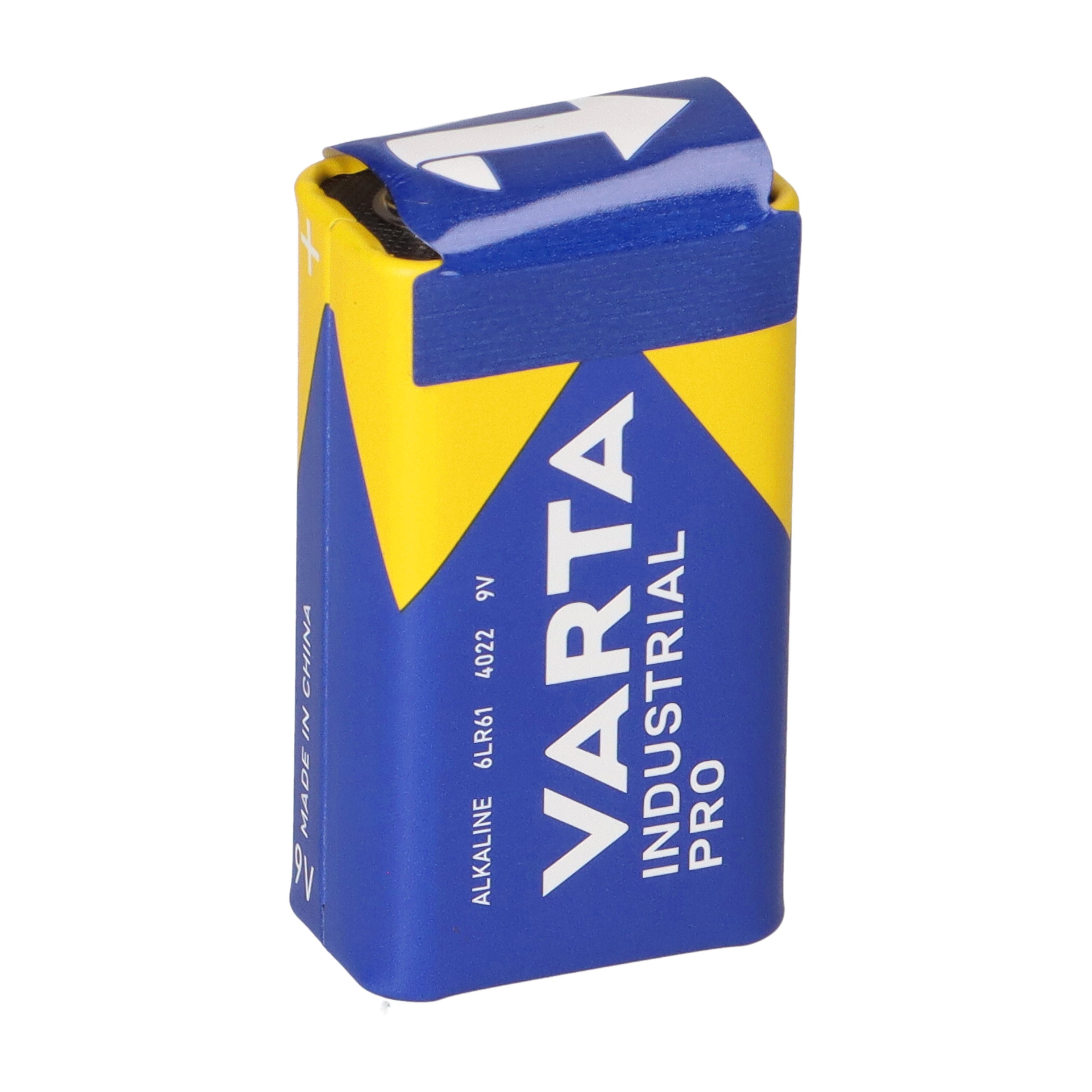 VARTA 10 Stück Varta 4022 Industrial 9V Block lose Batterie