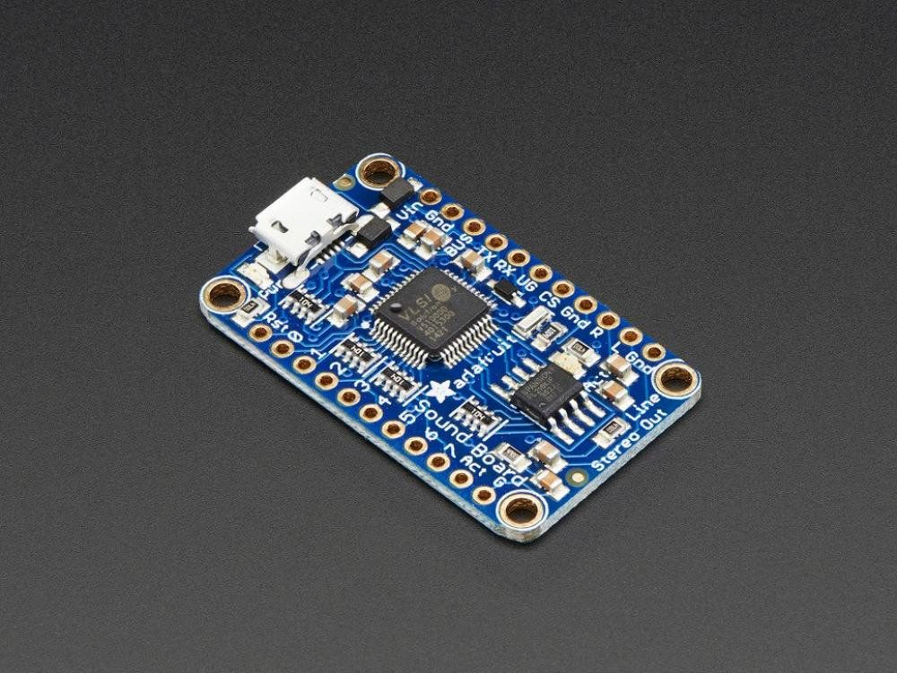Sensor Adafruit Audio FX Mini Sound Board - WAV/OGG Trigger, 2MB Flash
