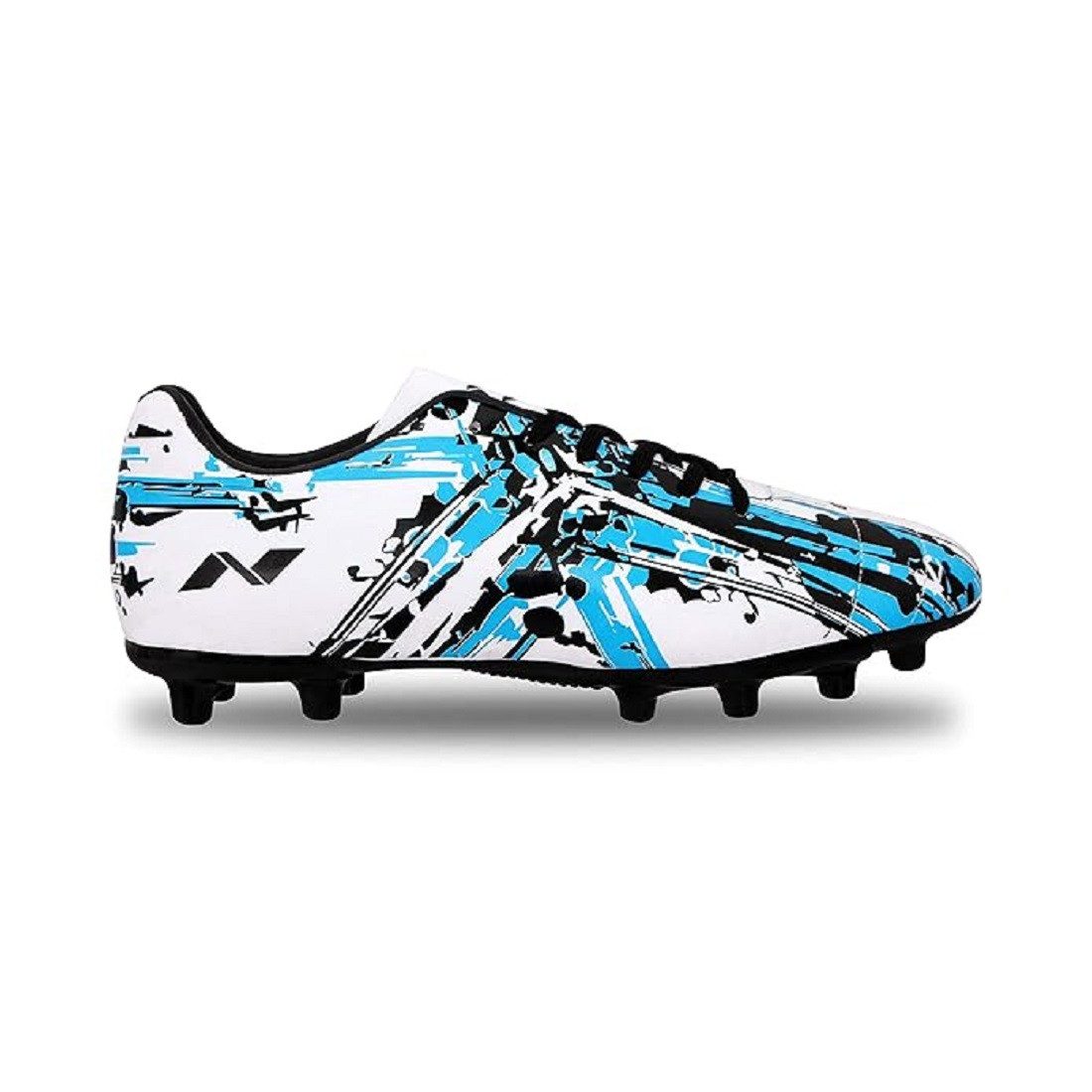 NIVIA Nivia Storm Fußballschuhe, PVC-Kunstleder, TPU-Sohle, Schnürverschluss Fußballschuh (Lieferumfang: 1 Paar Schuhe) Gepolstertes Fußbett