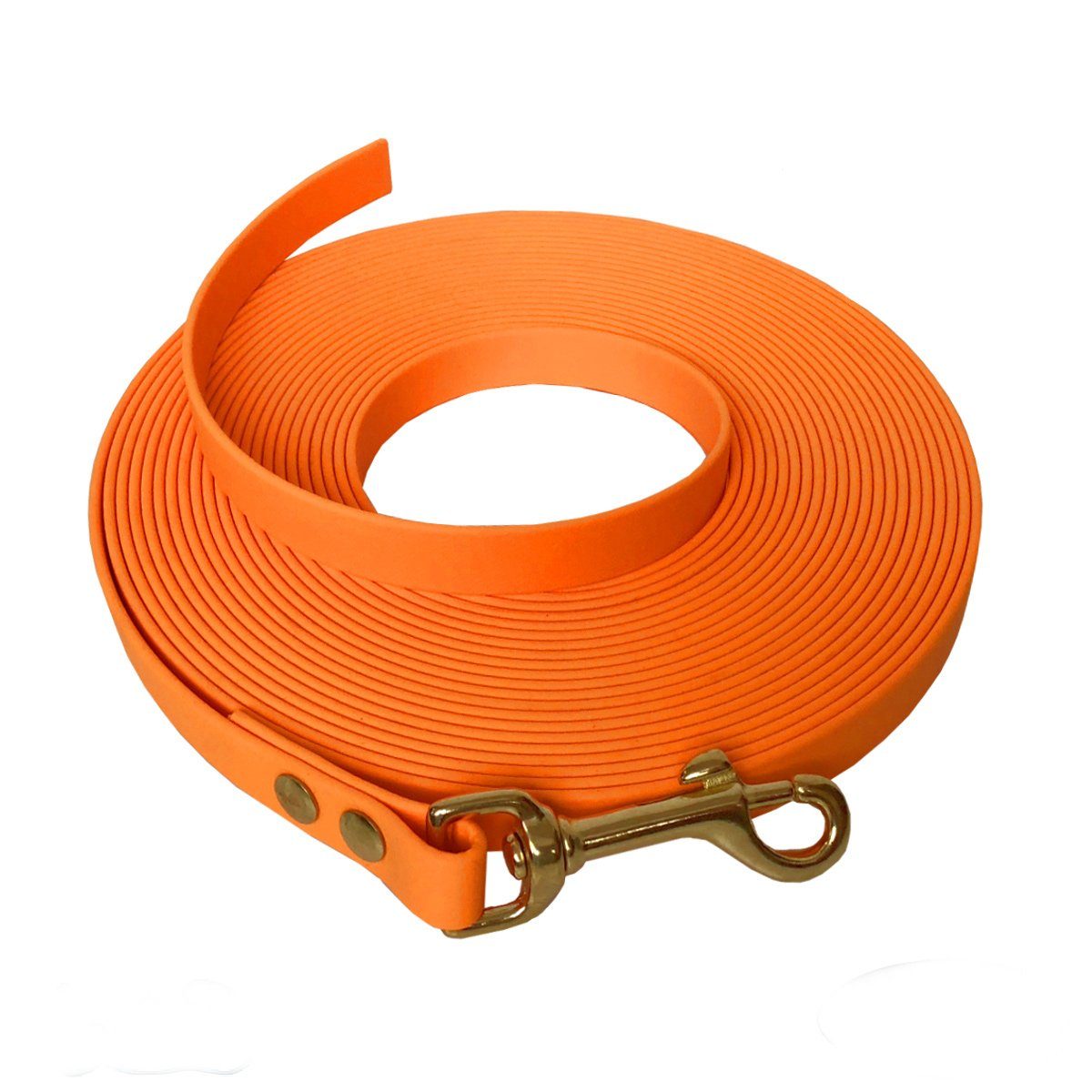 bio-leine Schleppleine Biothane 10m Schleppleine 12mm - Hundeleine Leine ohne Handschlaufe, Biothane, 34 Farben, Länge 10 m, Breite 13 mm, handgefertigt