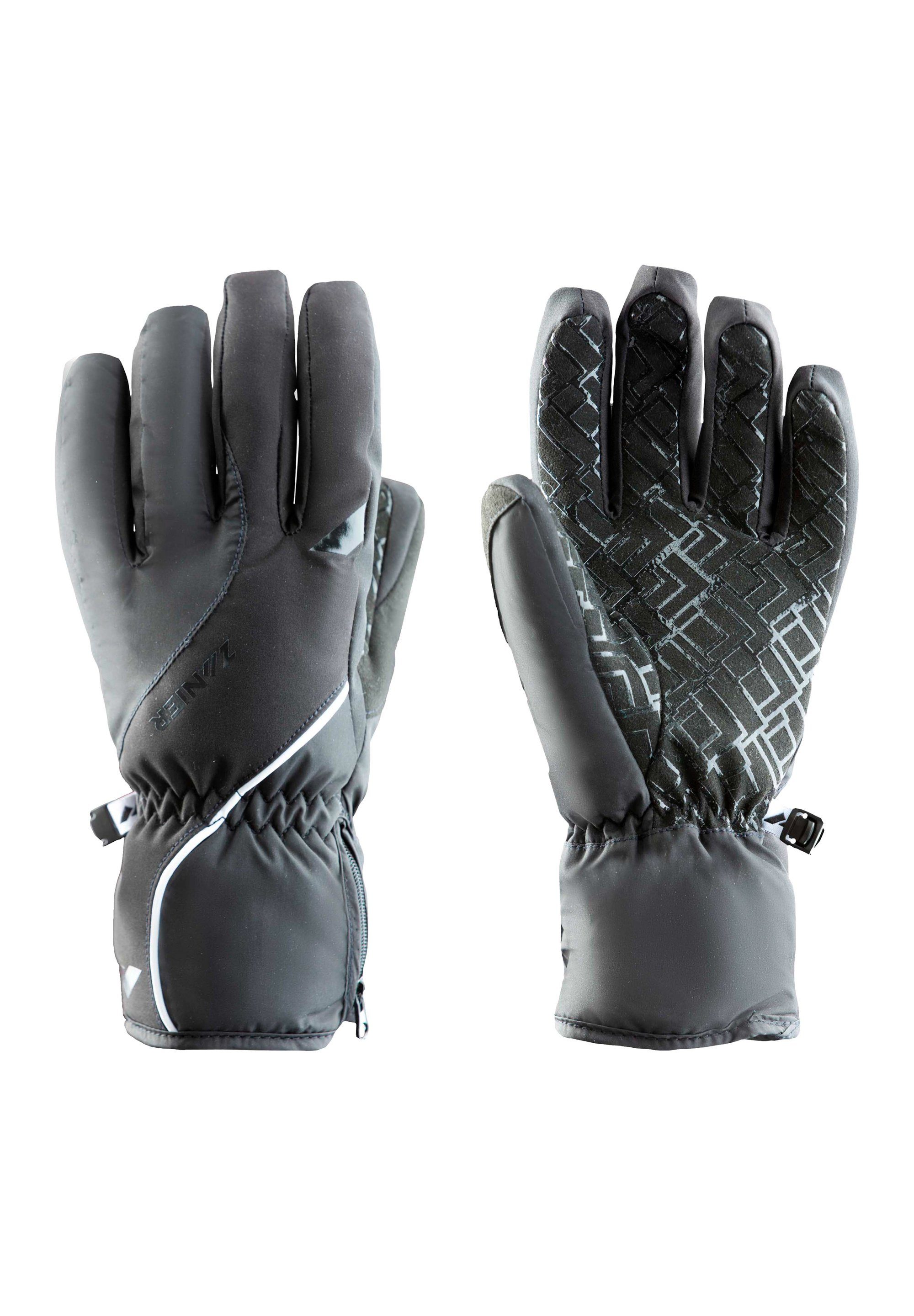 focus gloves on We Zanier Multisporthandschuhe Black SEEFELD.STX