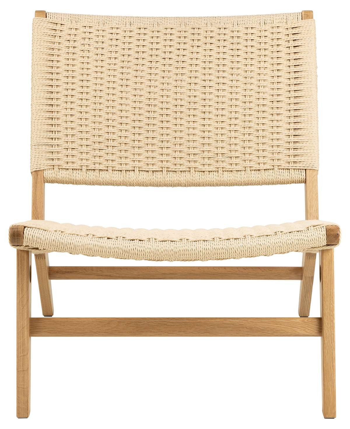 ACTONA GROUP Loungesessel Carson, Eiche, minimalistischer Stil, erhältlich in zwei Farben
