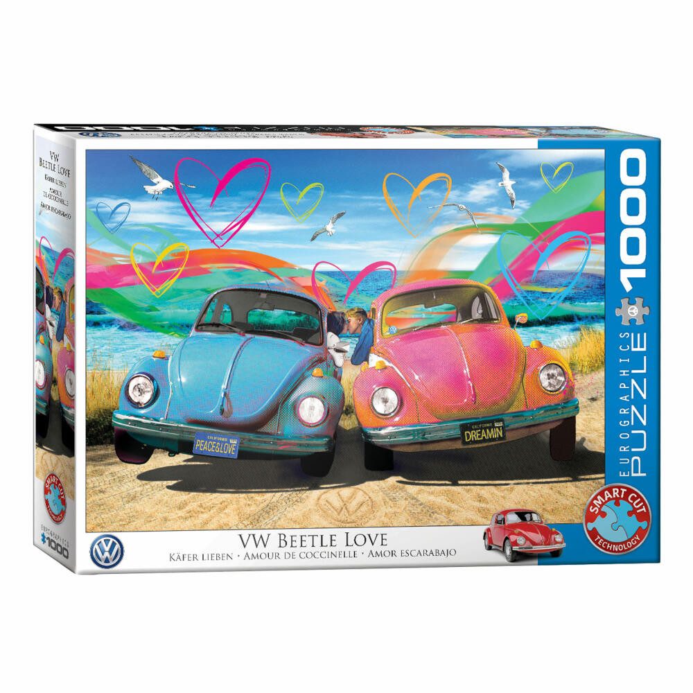 EUROGRAPHICS Puzzle Käfer Kuss, 1000 Puzzleteile günstig online kaufen