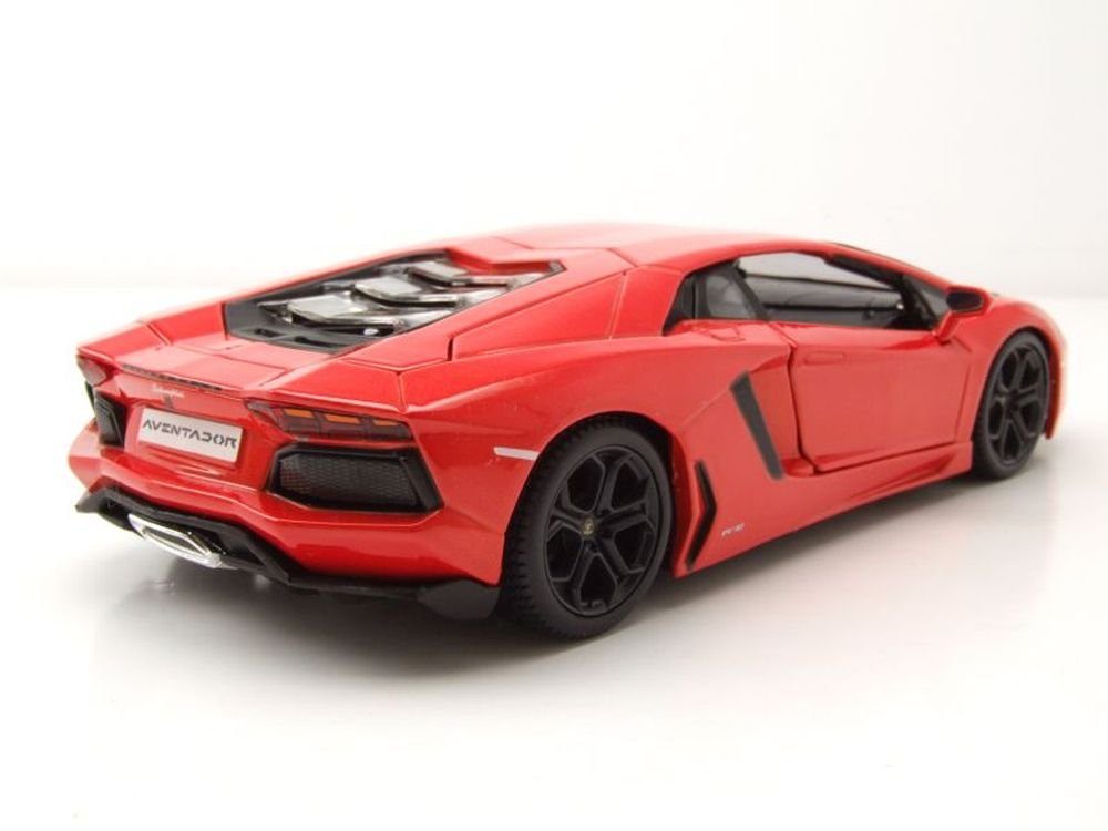 Maisto® Modellauto Lamborghini Aventador LP700-4 orange metallic Modellauto 1:24 Maisto, Maßstab 1:24